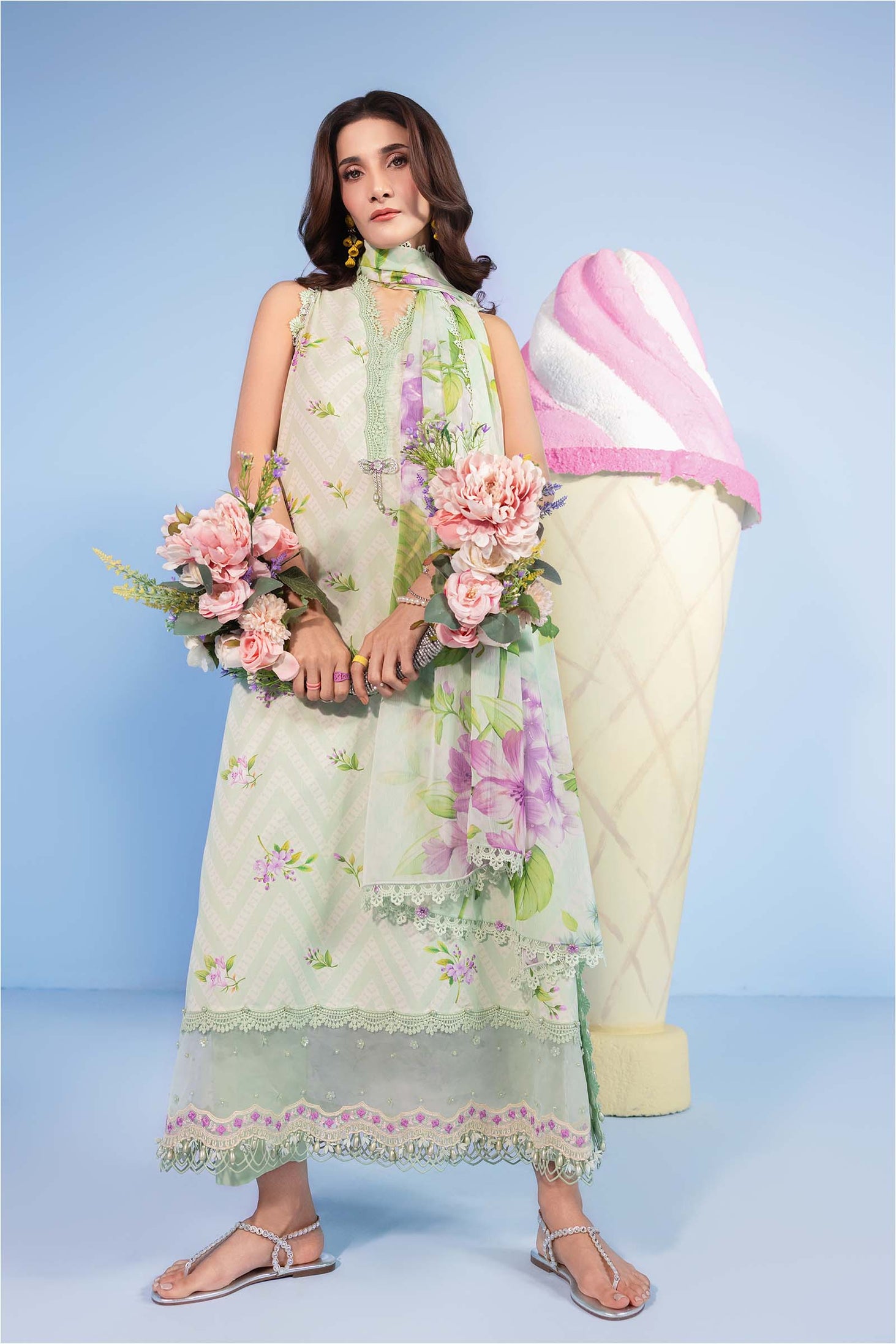 Maria.B M Basics S/S Lawn`26 D#15-B