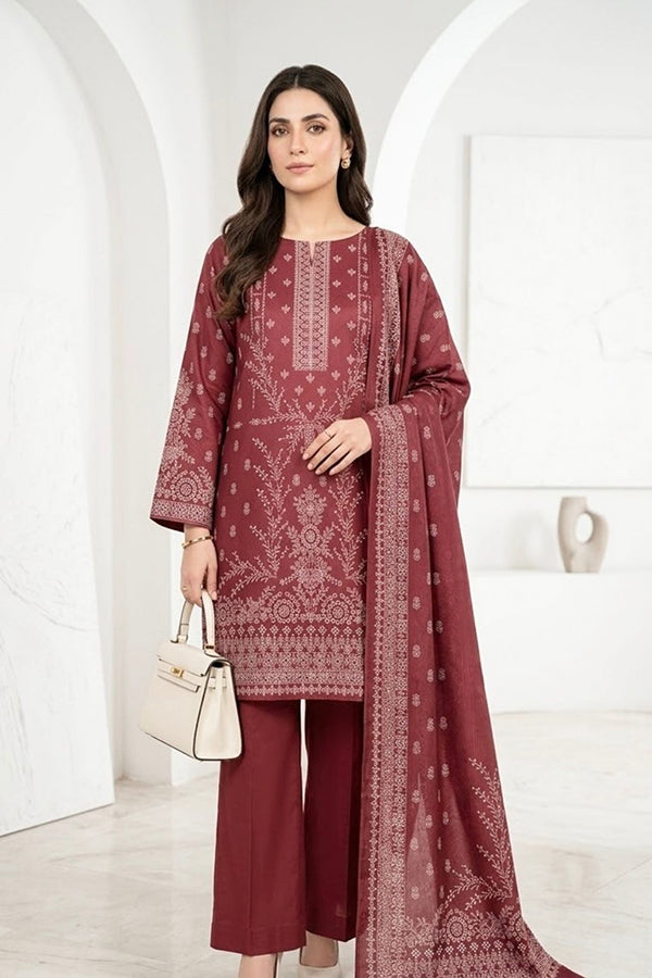 BR Bismal Dhanak'26 3Pcs D#5 T-Pink