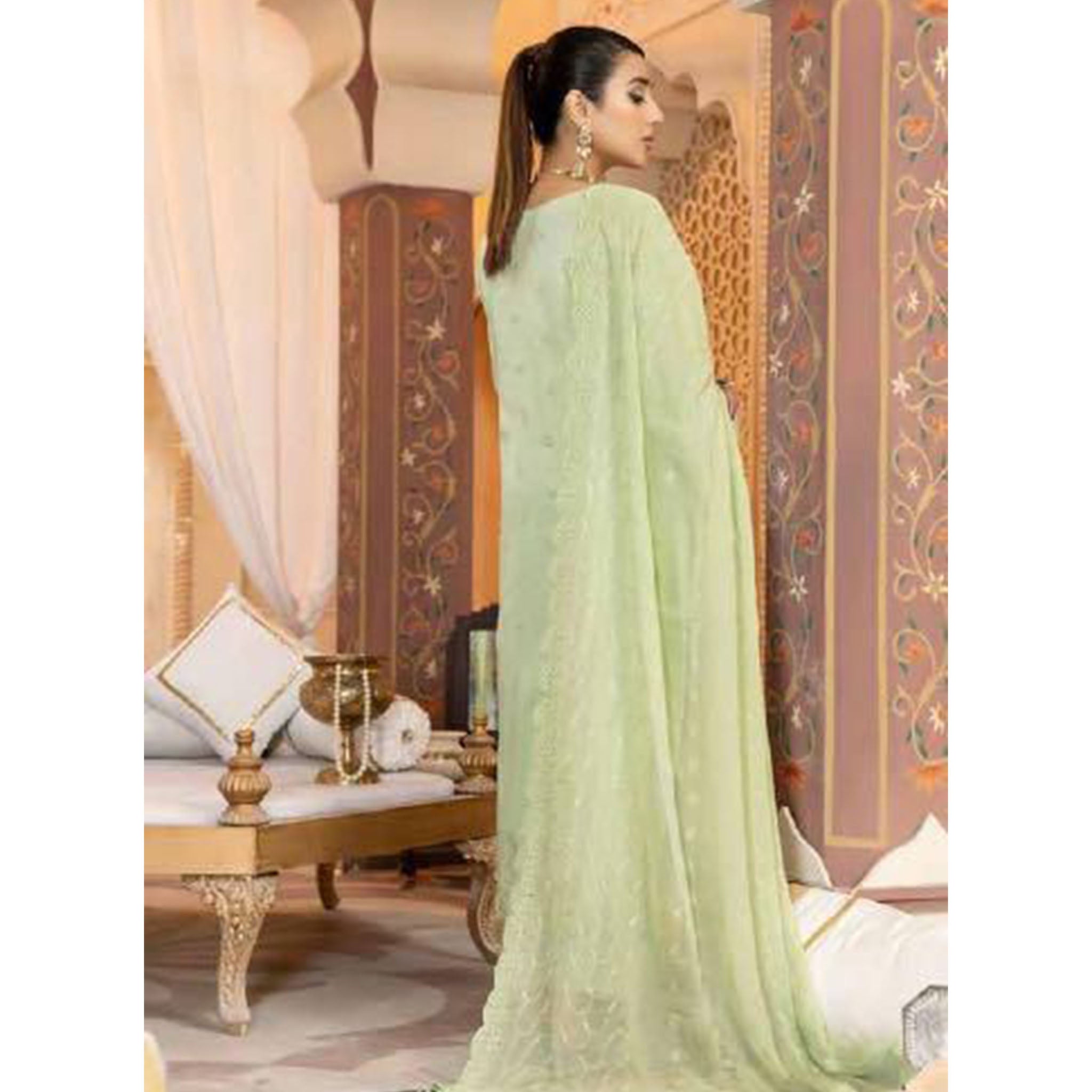 RA Aafreen C/Kari Emb Lawn`22 (Vol-3) AF#15