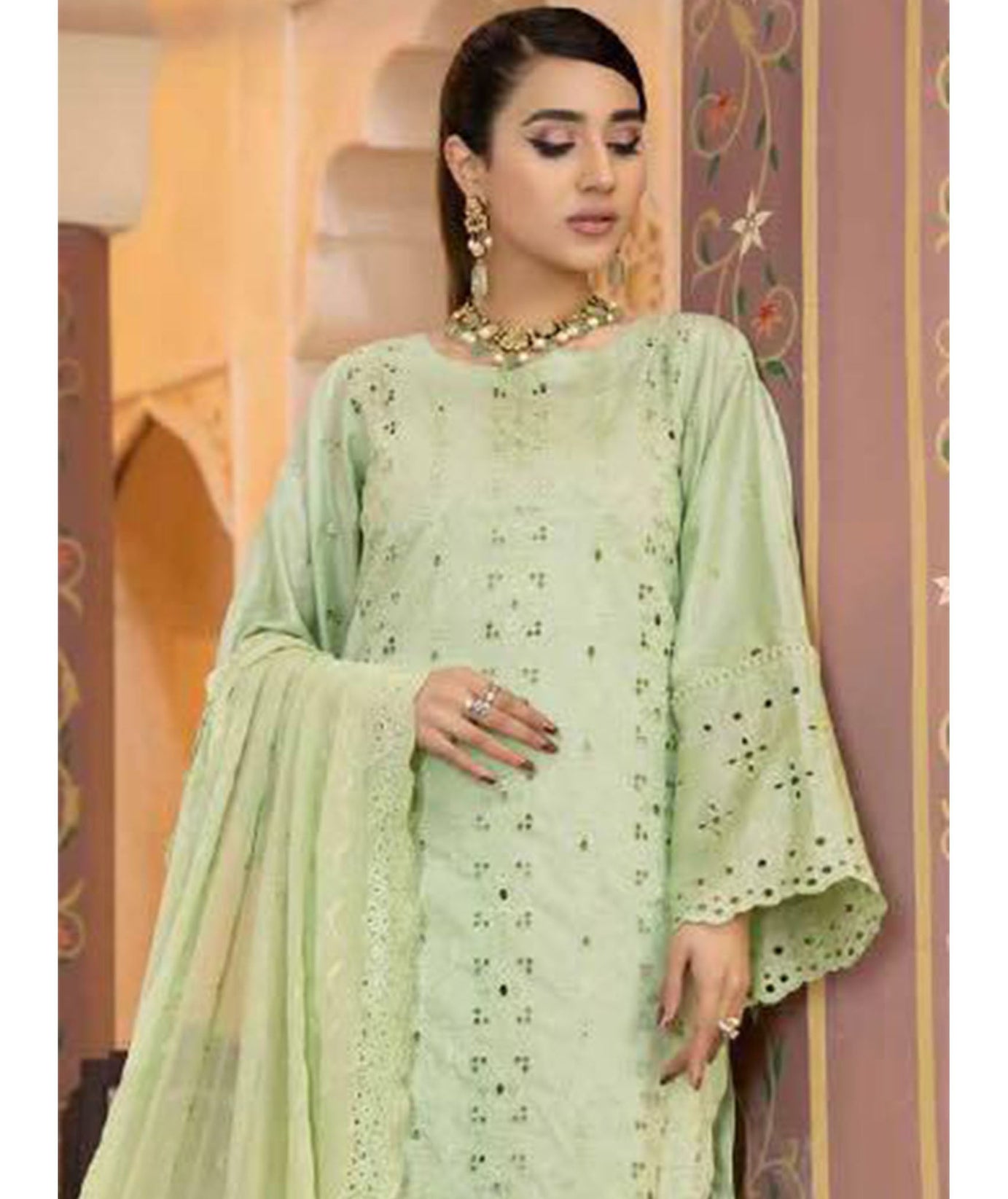 RA Aafreen C/Kari Emb Lawn`22 (Vol-3) AF#15