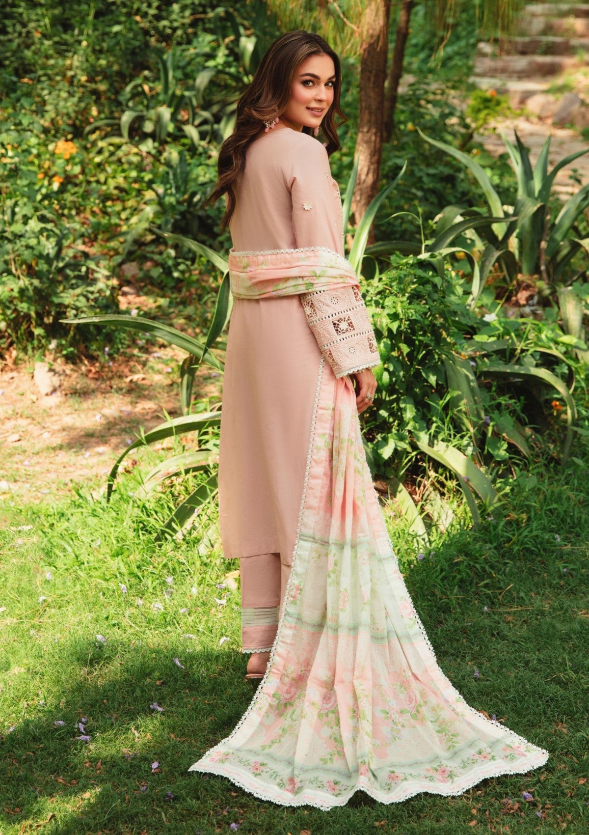 Thames Reet Emb Lawn`25 D # 04 T Pink