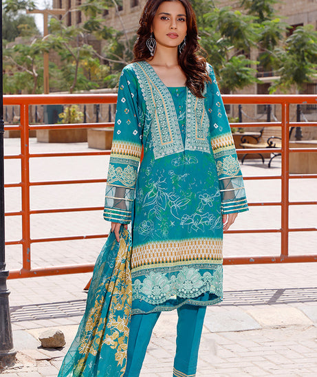 Al-Zohaib Rang Emb Lawn'22 D#16