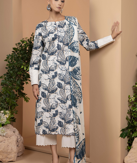 Hamdam Zara Khaddar W/Shawl'24 D#6