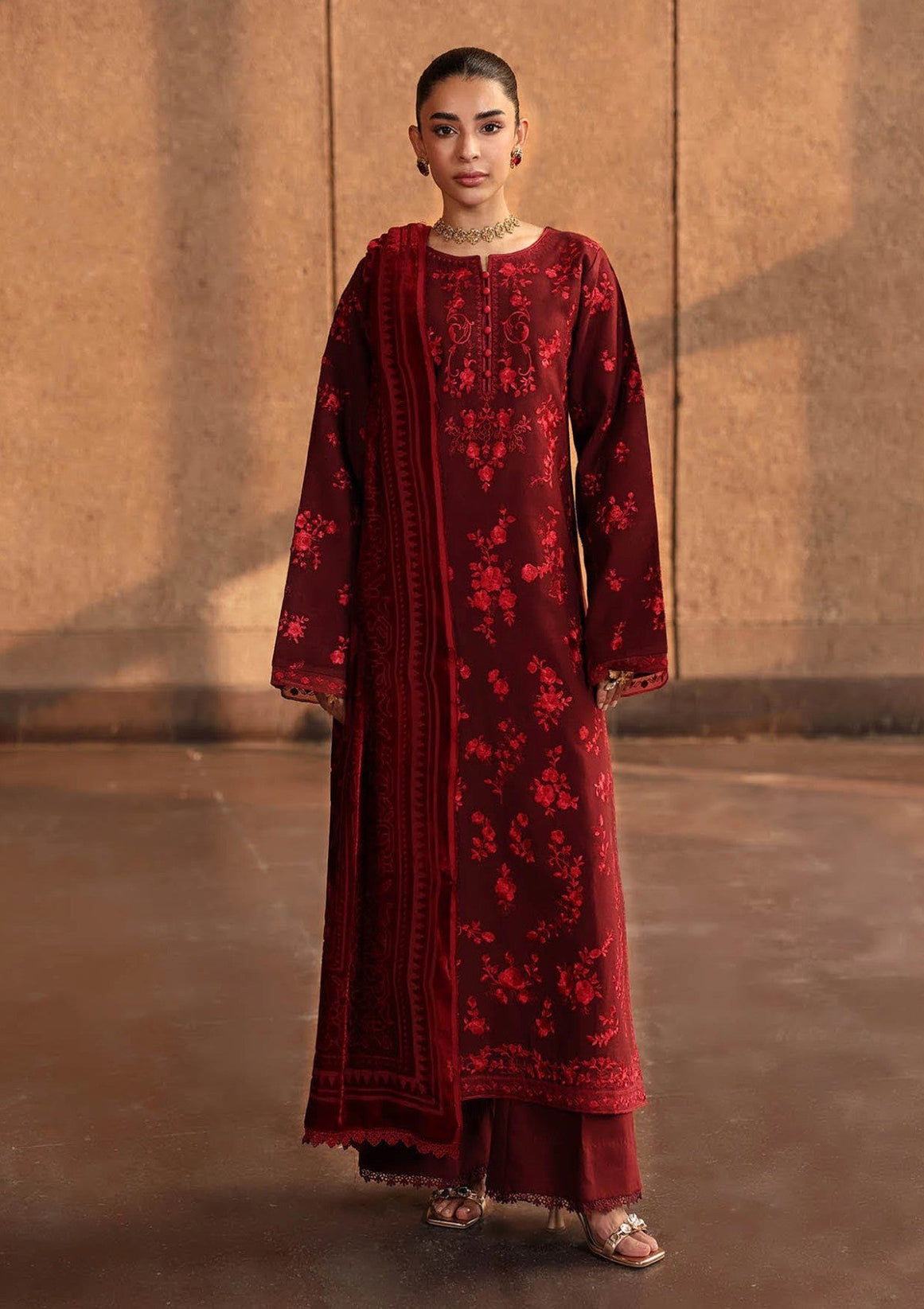 Raj Bari P/Winter Shawl`25 D#04