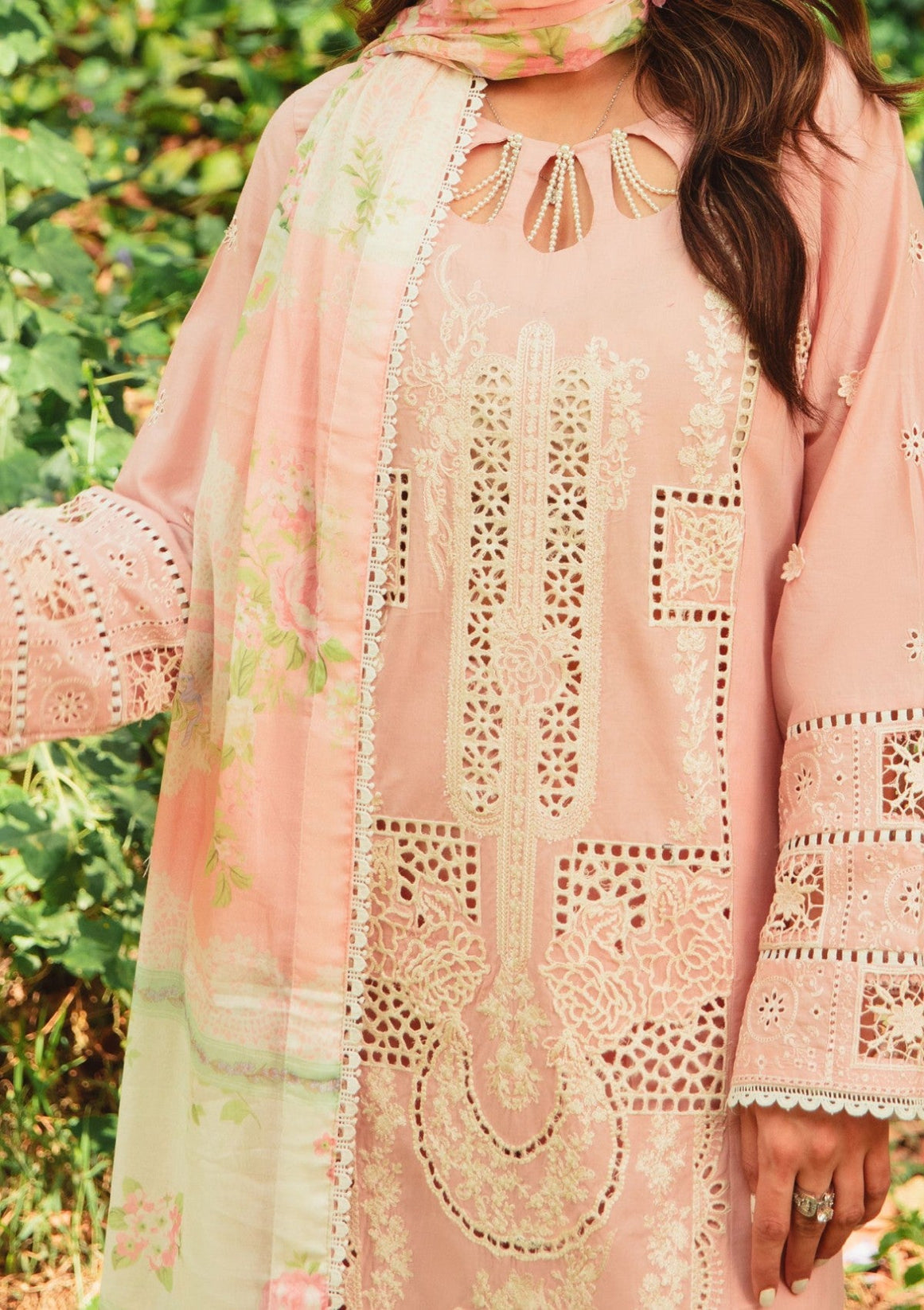 Thames Reet Emb Lawn`25 D # 04 T Pink