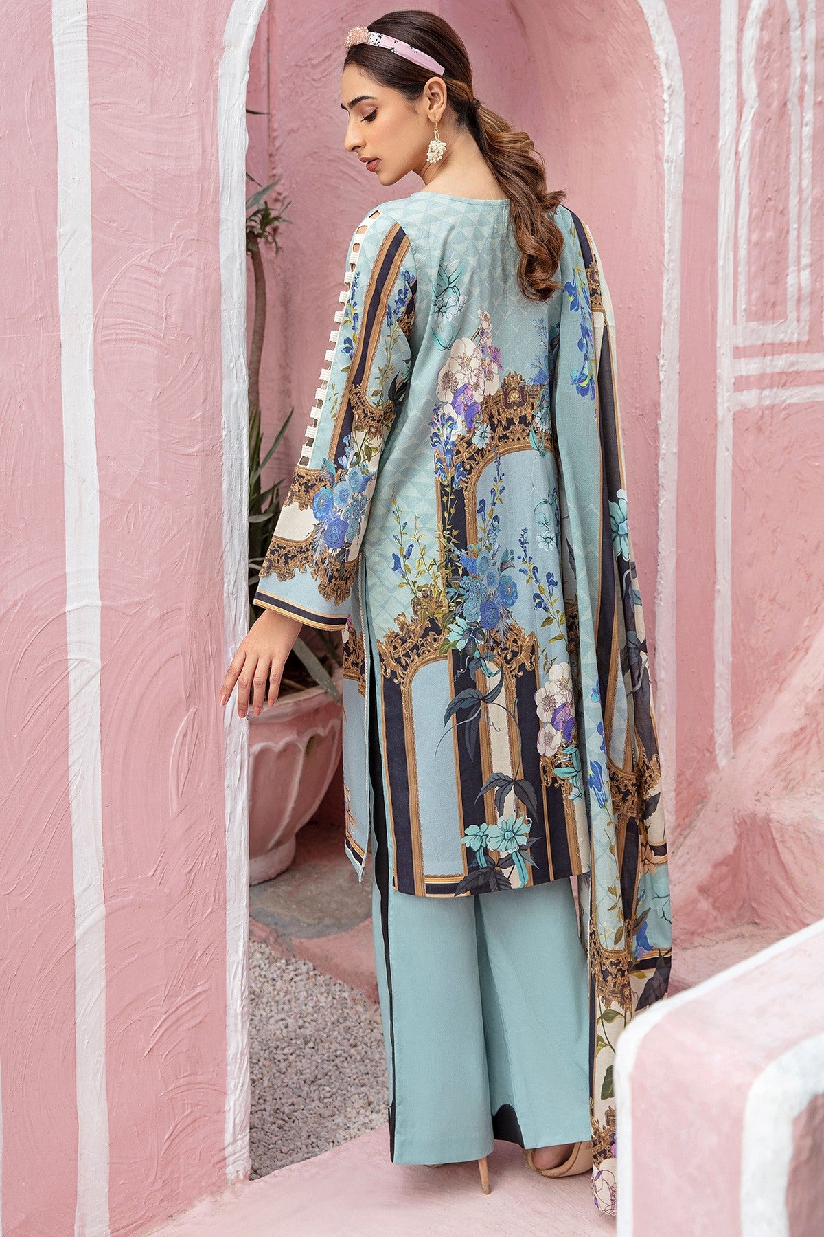 Jade Urbane Digital Print Lawn`21 D#19509-A