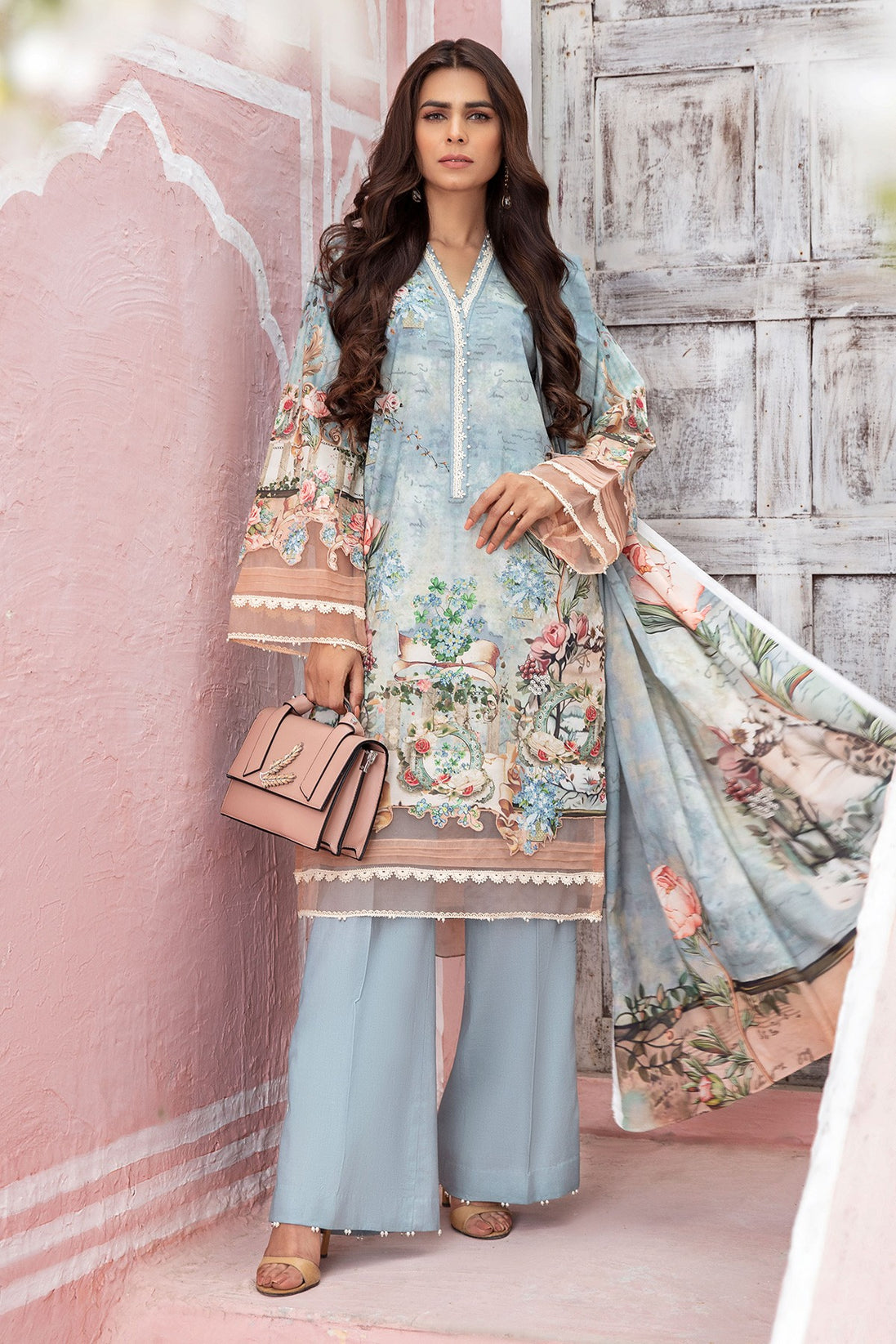 Jade Urbane Digital Print Lawn`21 D#19689-B