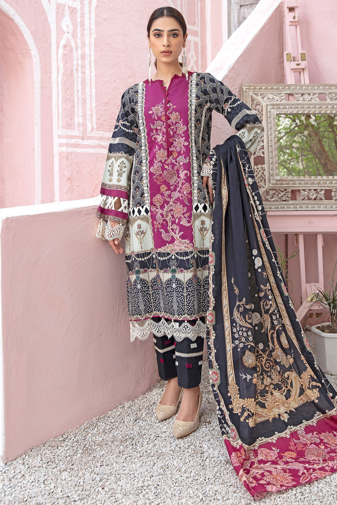 Jade Urbane Digital Print Lawn`21 D#19697-A