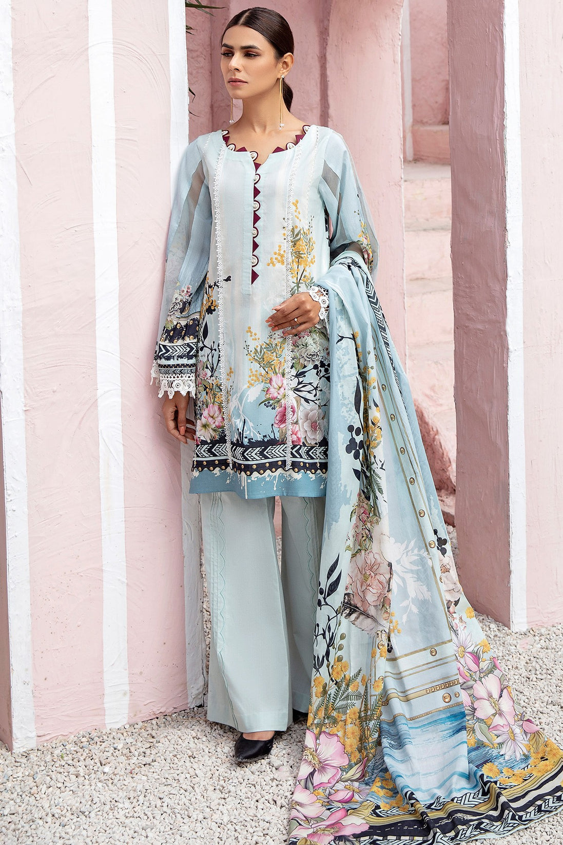 Jade Urbane Digital Print Lawn`21 D#19743-A