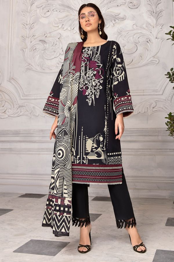 Jade Urbane Emb Lawn`21 D#19777-B