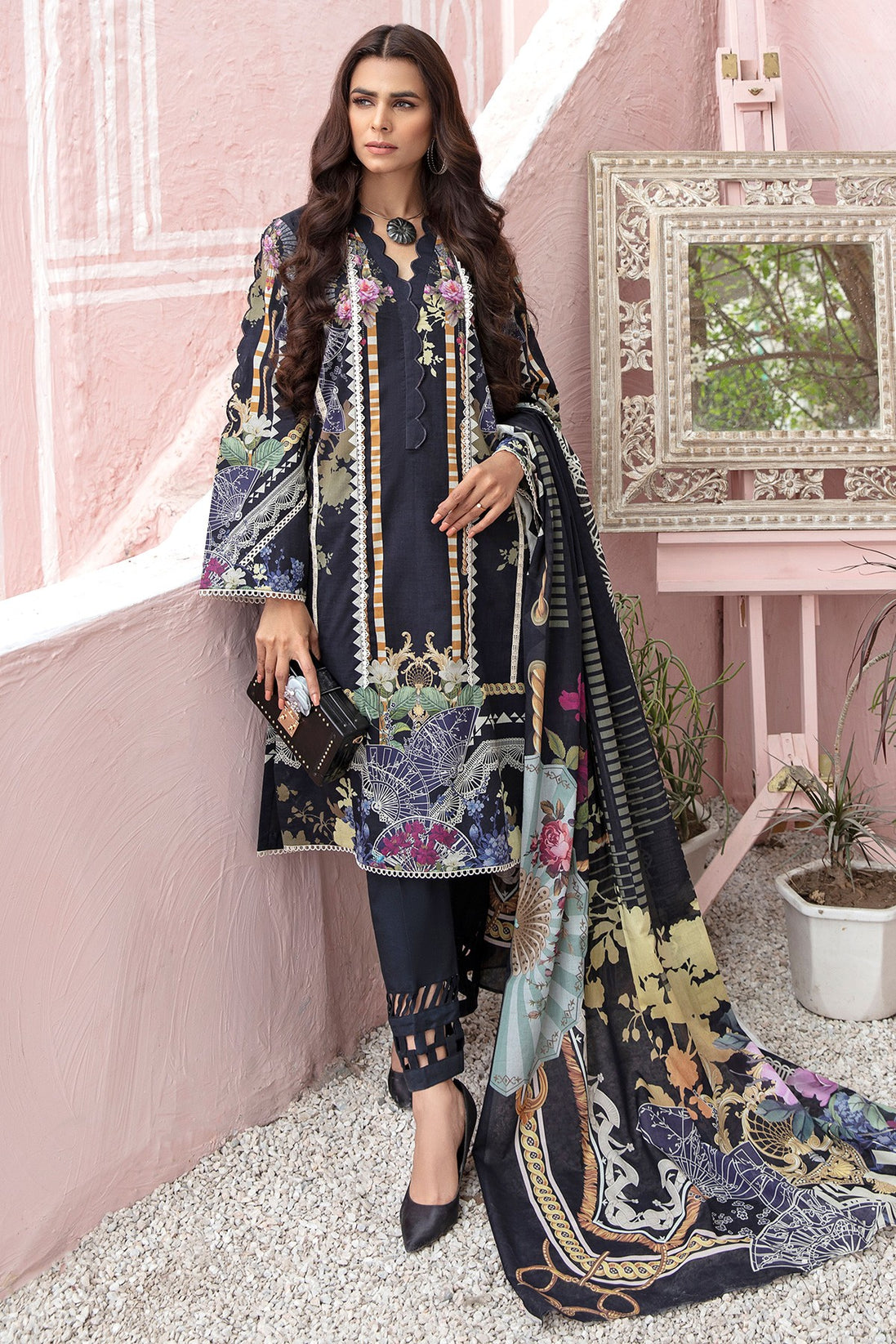 Jade Urbane Digital Print Lawn`21 D#19783-A