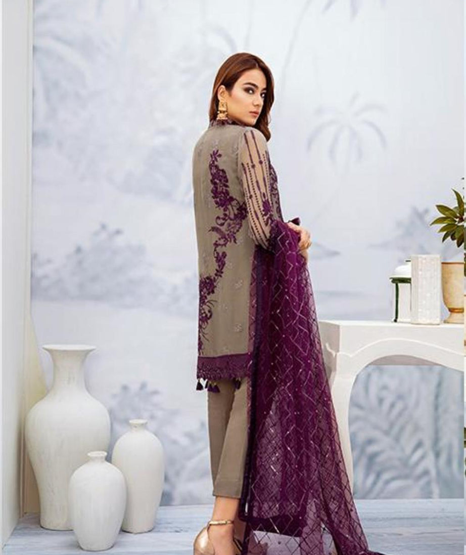 Ramsha Chevron L/Chiffon`22 D#201 (Vol-2)