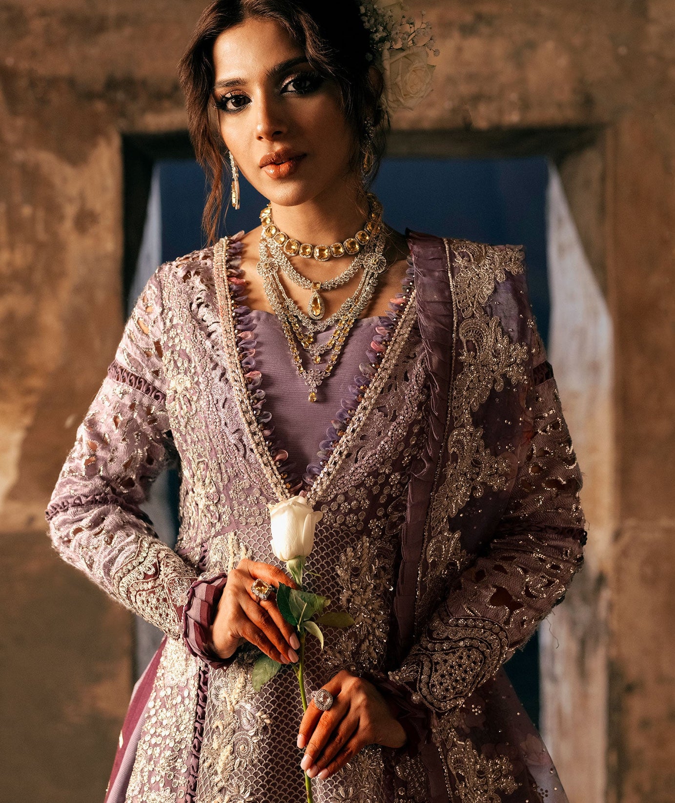 Maryam Hussain Gulaab Festive`24 (JHIL MIL)