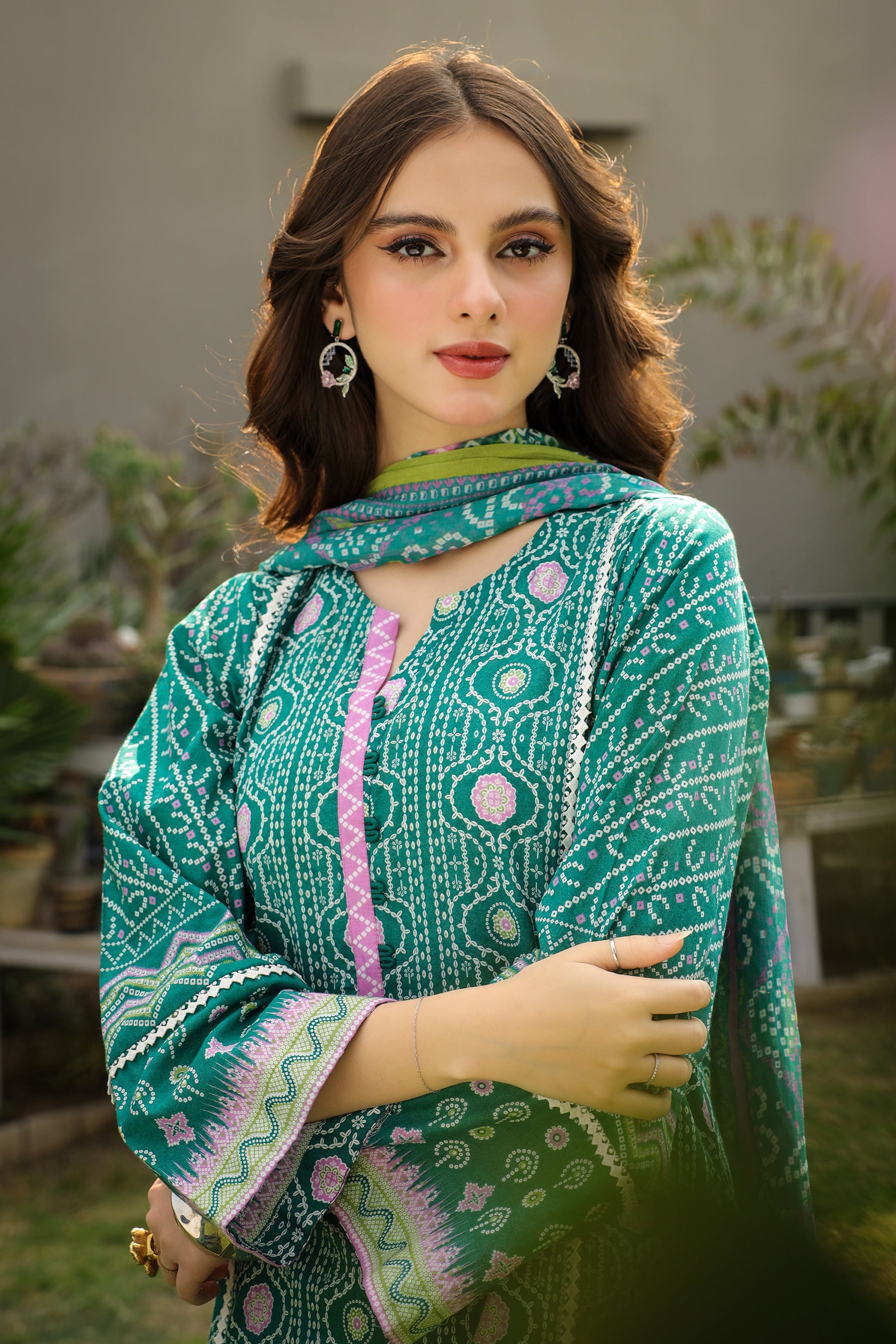 Lakhany Komal Print Lawn`24 RL#2-B