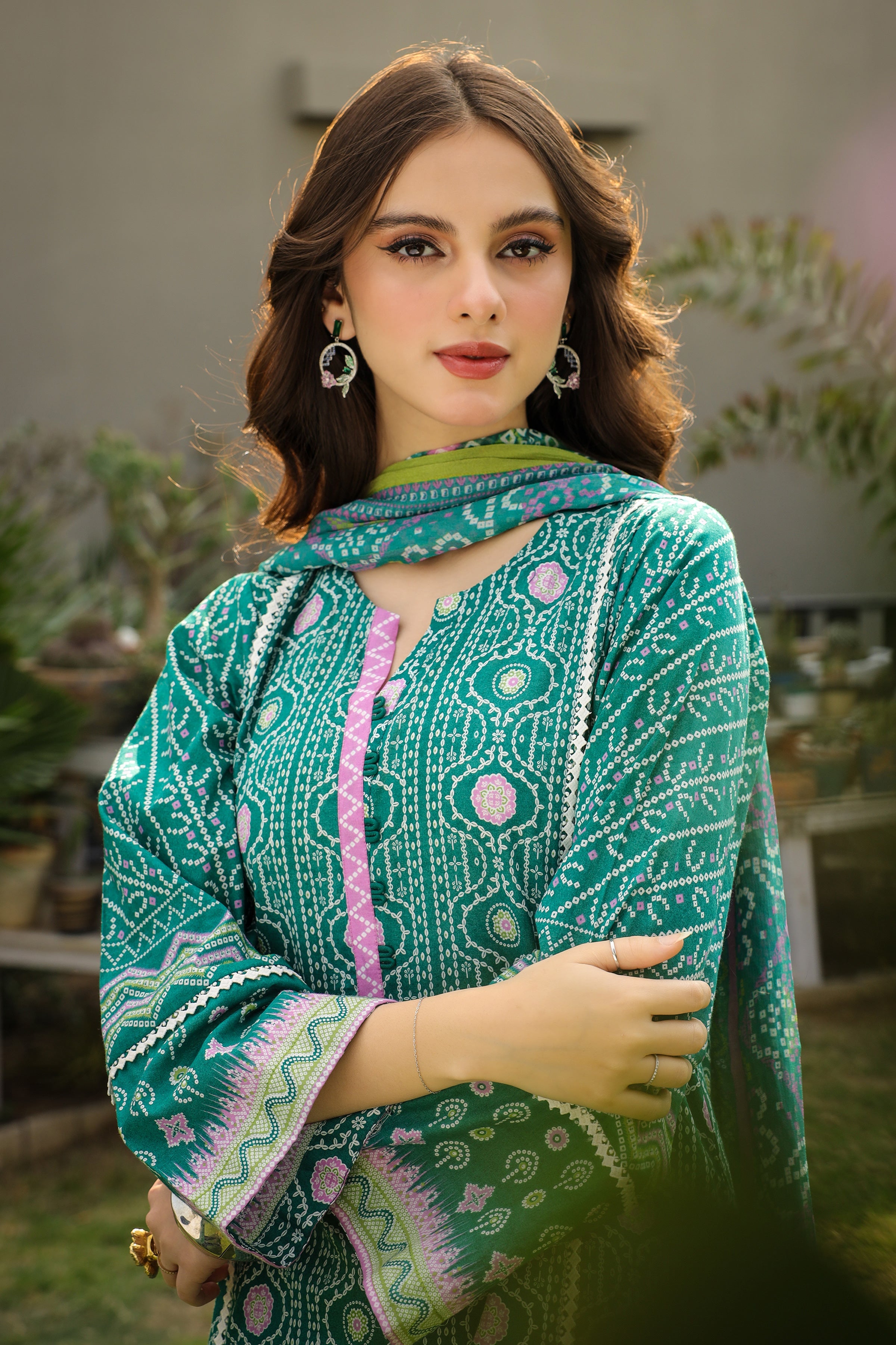 Lakhany Komal Print Lawn`24 RL#2-B