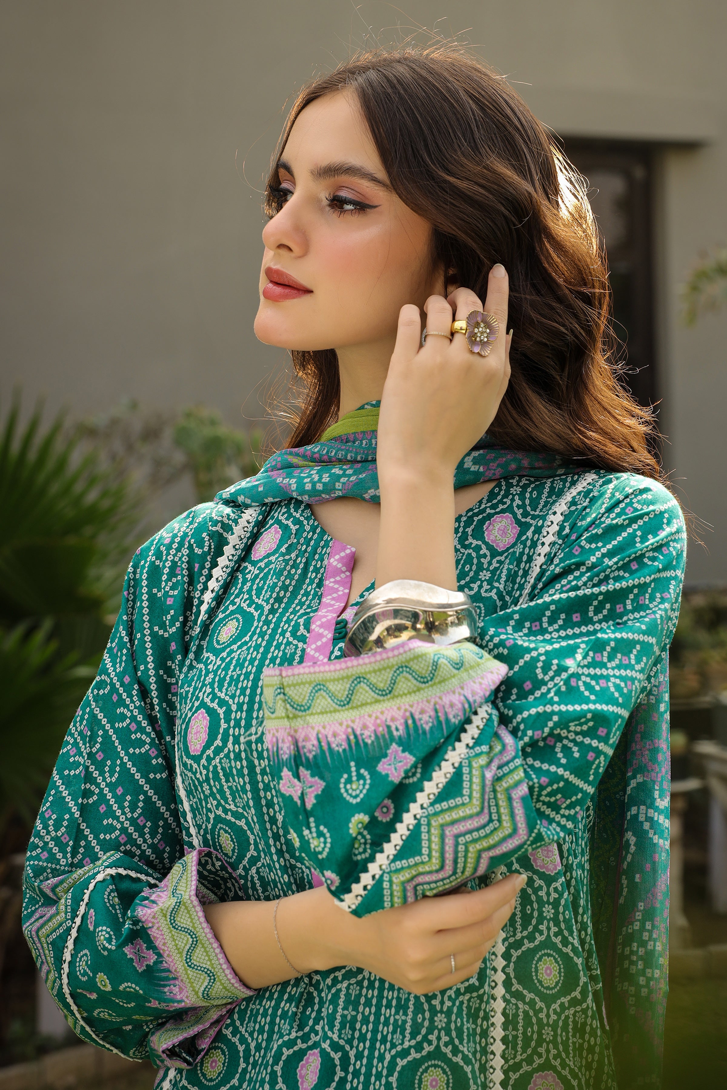 Lakhany Komal Print Lawn`24 RL#2-B