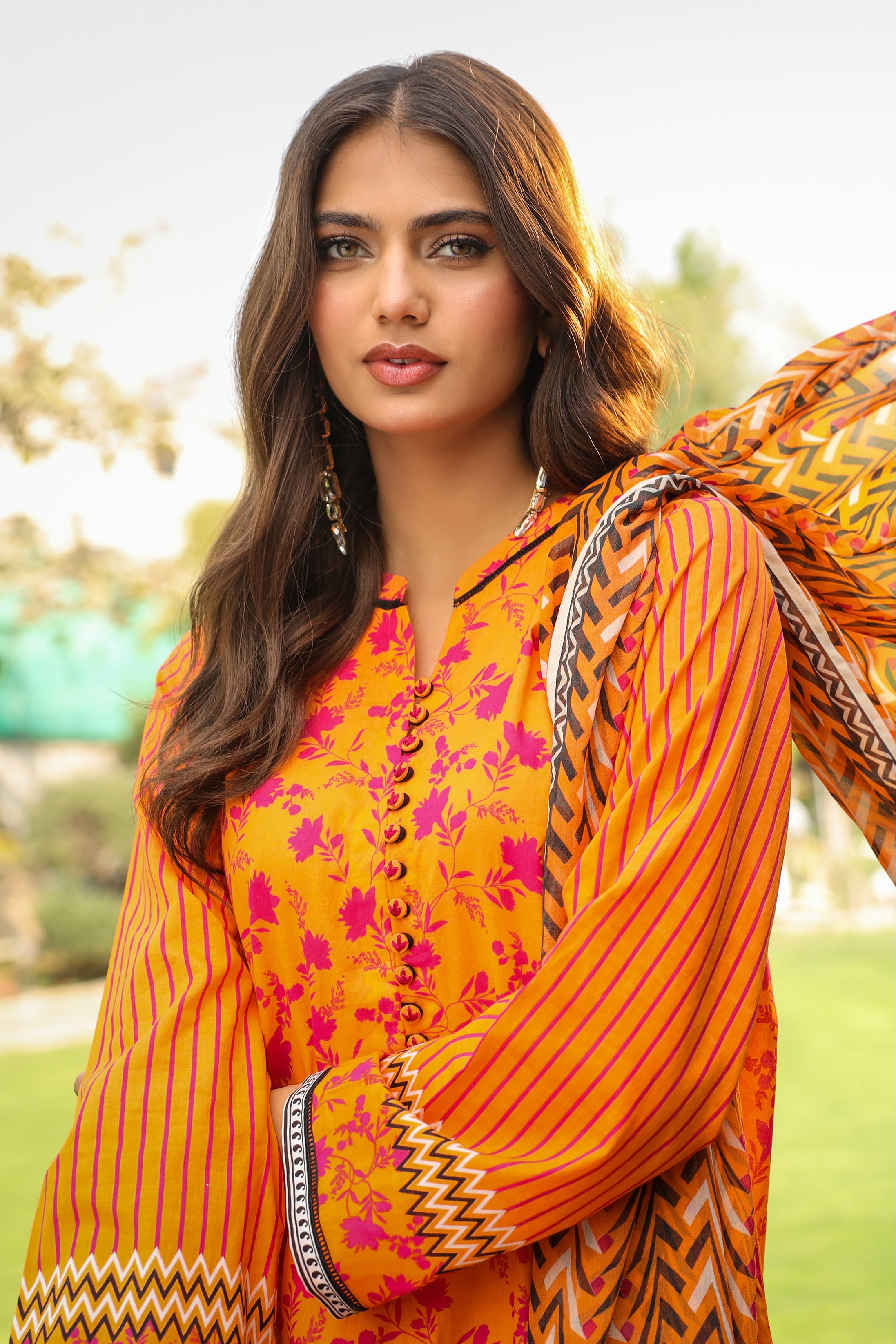 Lakhany Komal Print Lawn`24 SR#147-A