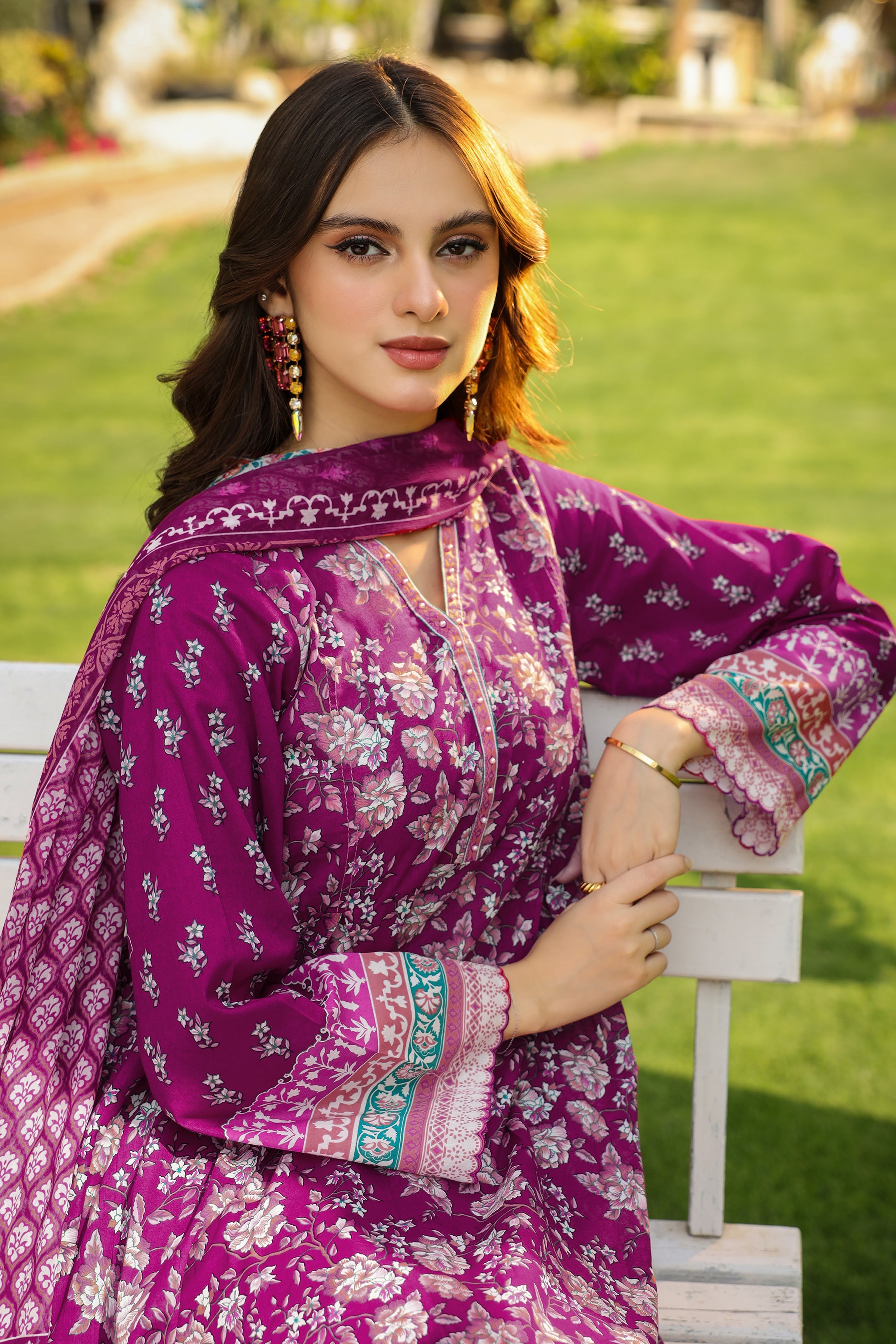 Lakhany Komal Print Lawn`24 IZ#147-B