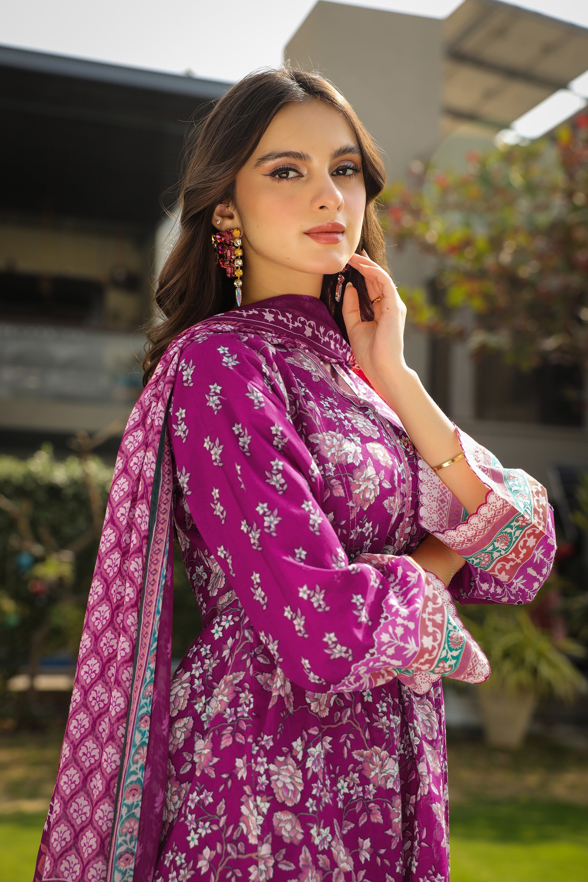 Lakhany Komal Print Lawn`24 IZ#147-B