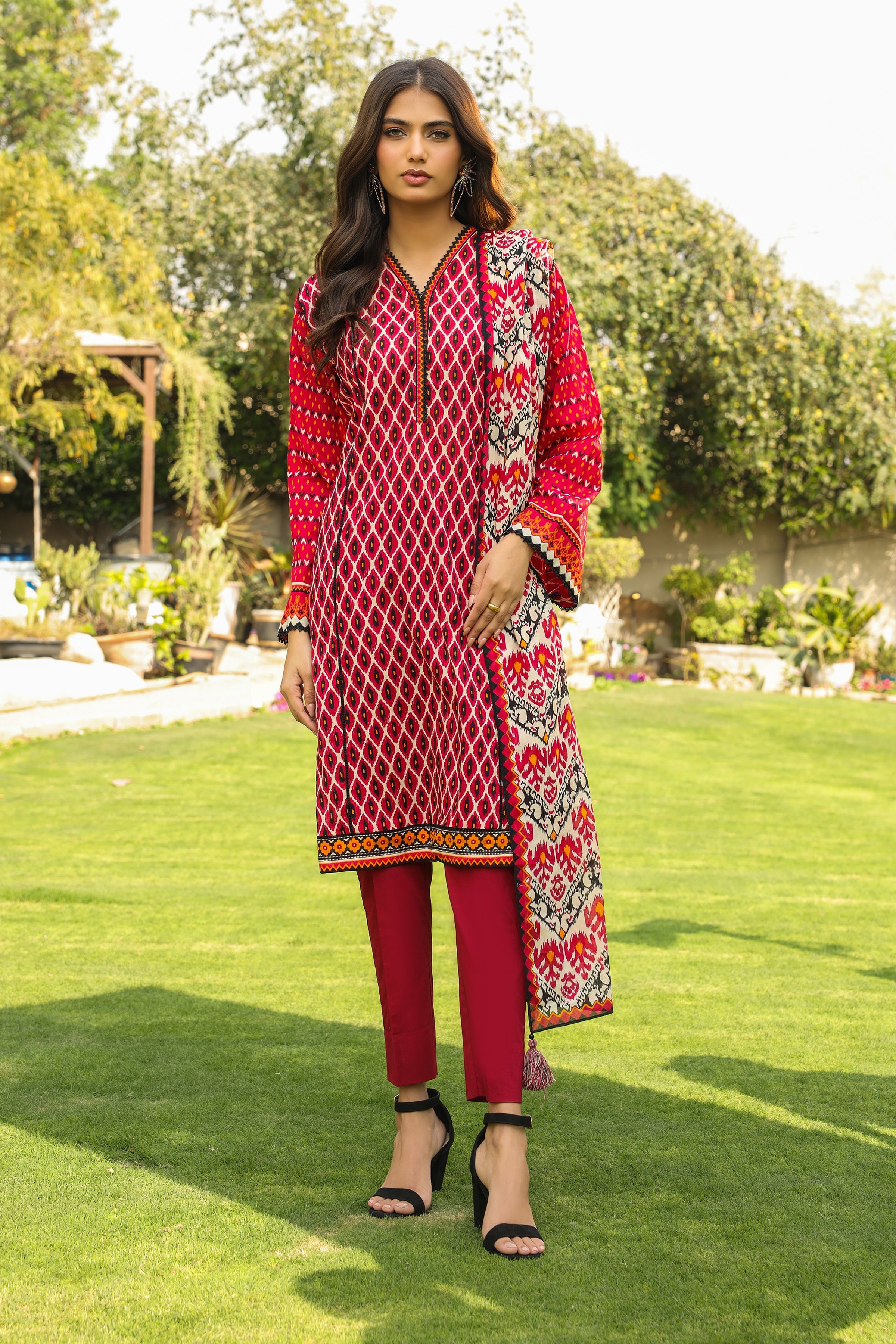 Lakhany Komal Print Lawn`24 SR#176-A