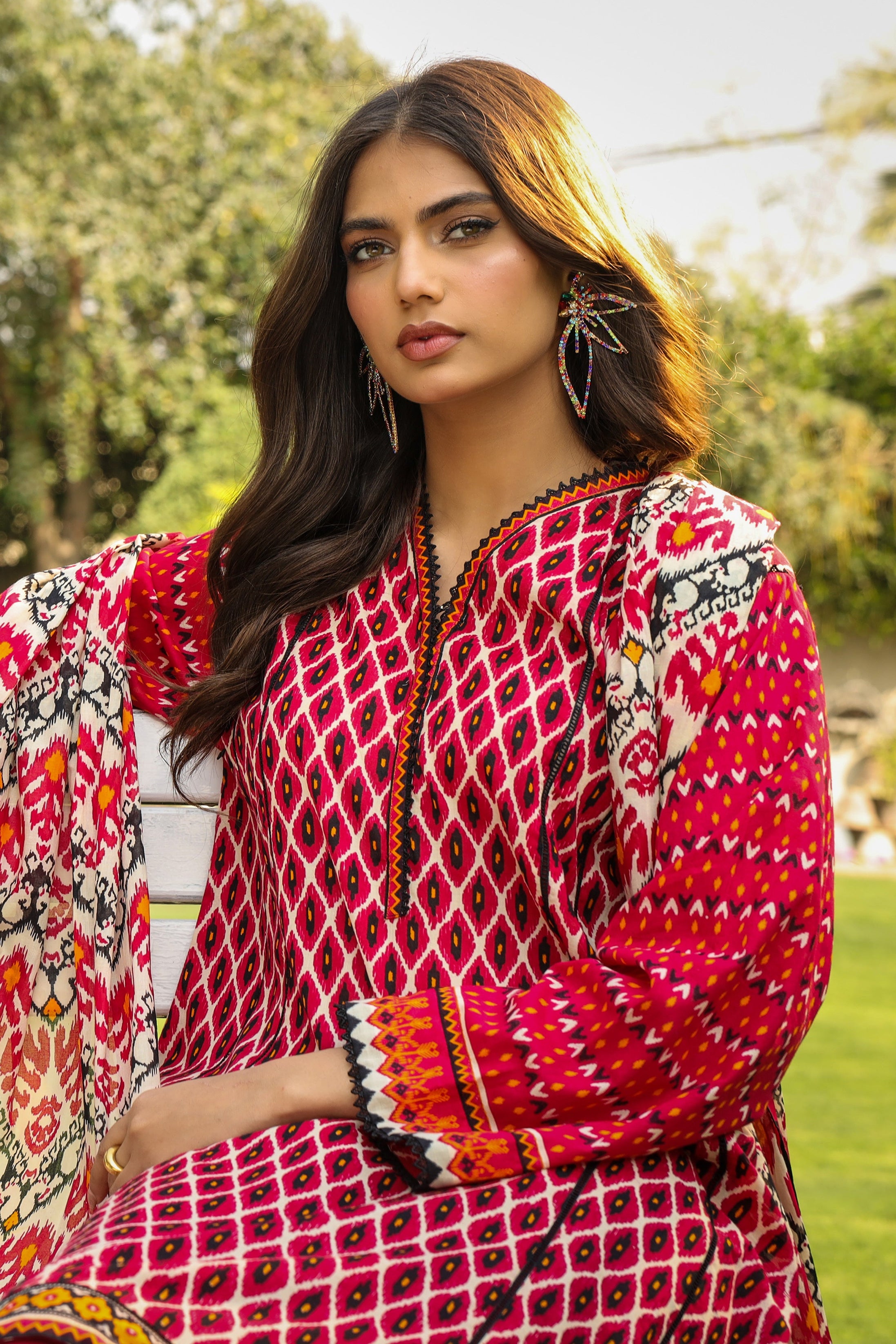 Lakhany Komal Print Lawn`24 SR#176-A