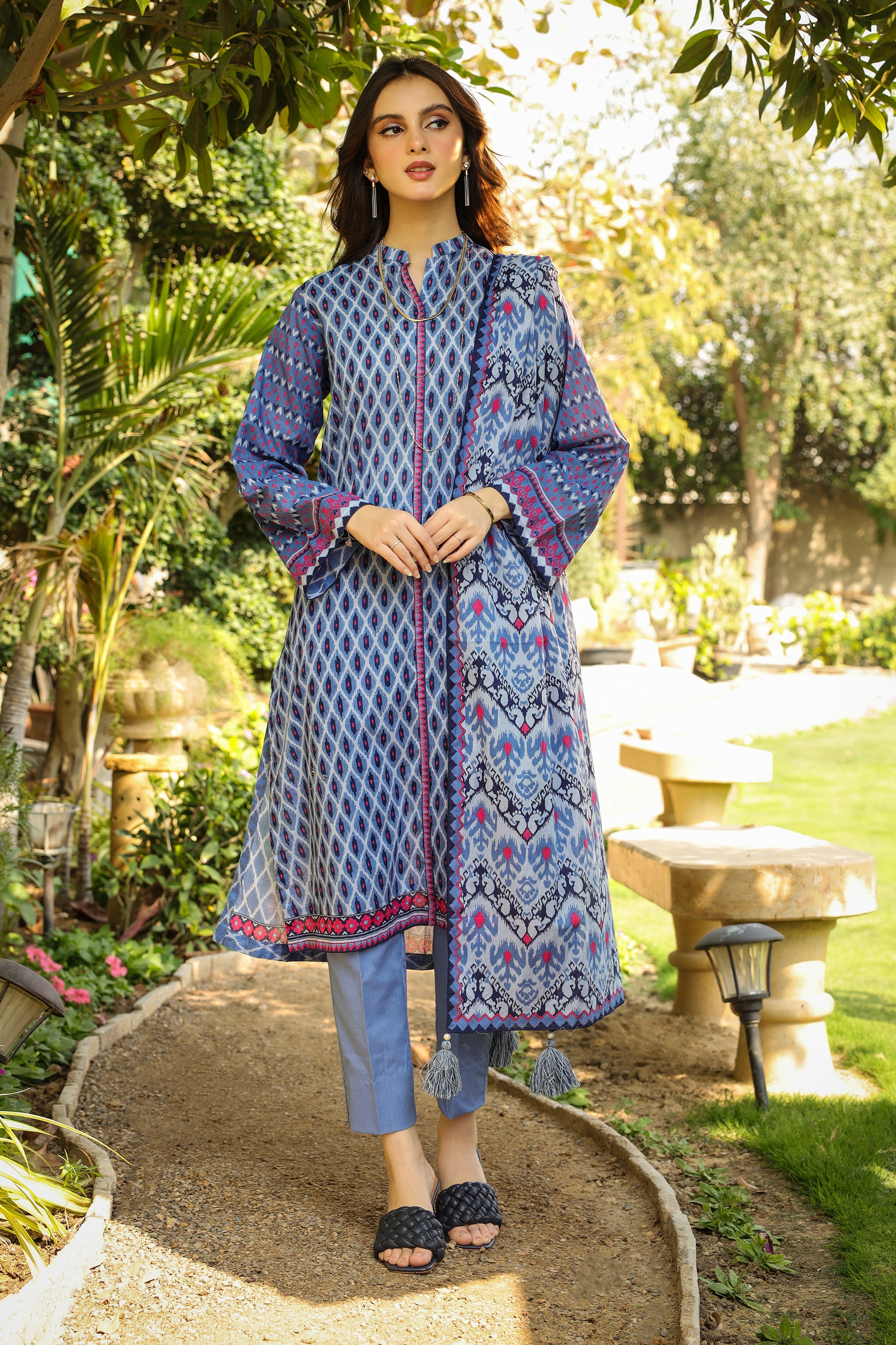 Lakhany Komal Print Lawn`24 SR#176-B