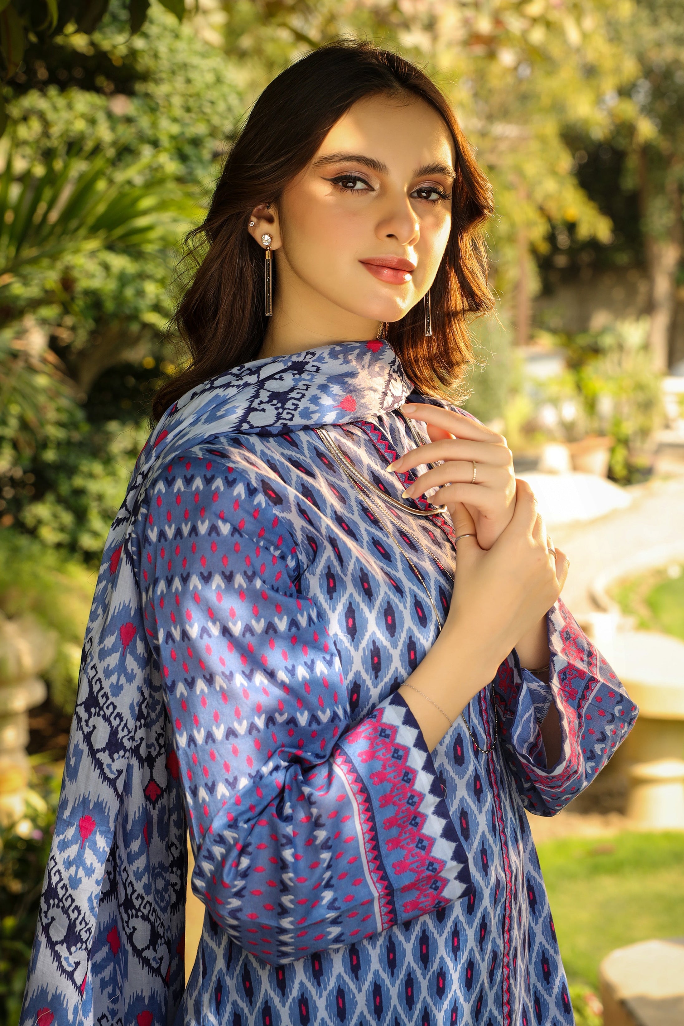 Lakhany Komal Print Lawn`24 SR#176-B