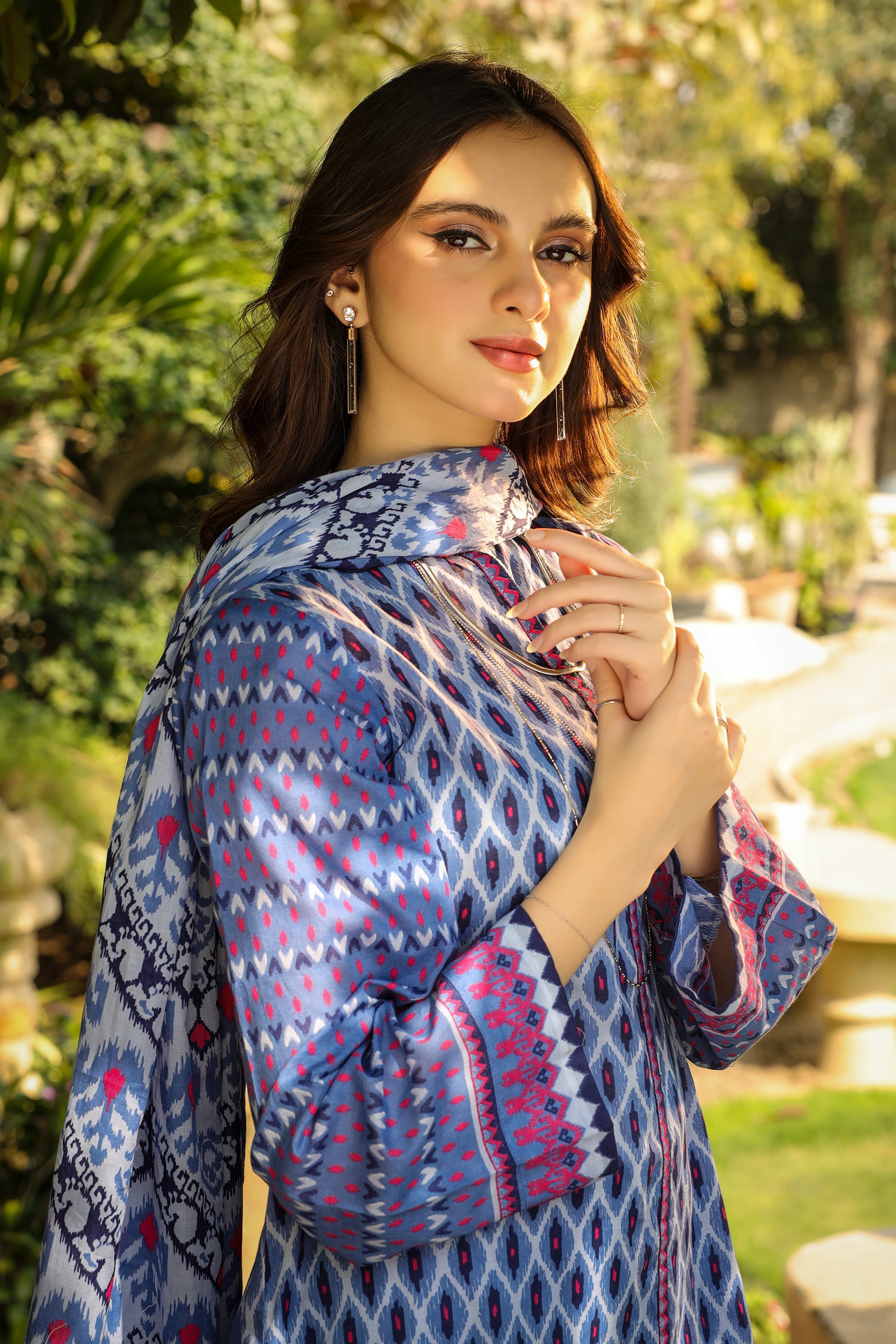 Lakhany Komal Print Lawn`24 SR#176-B