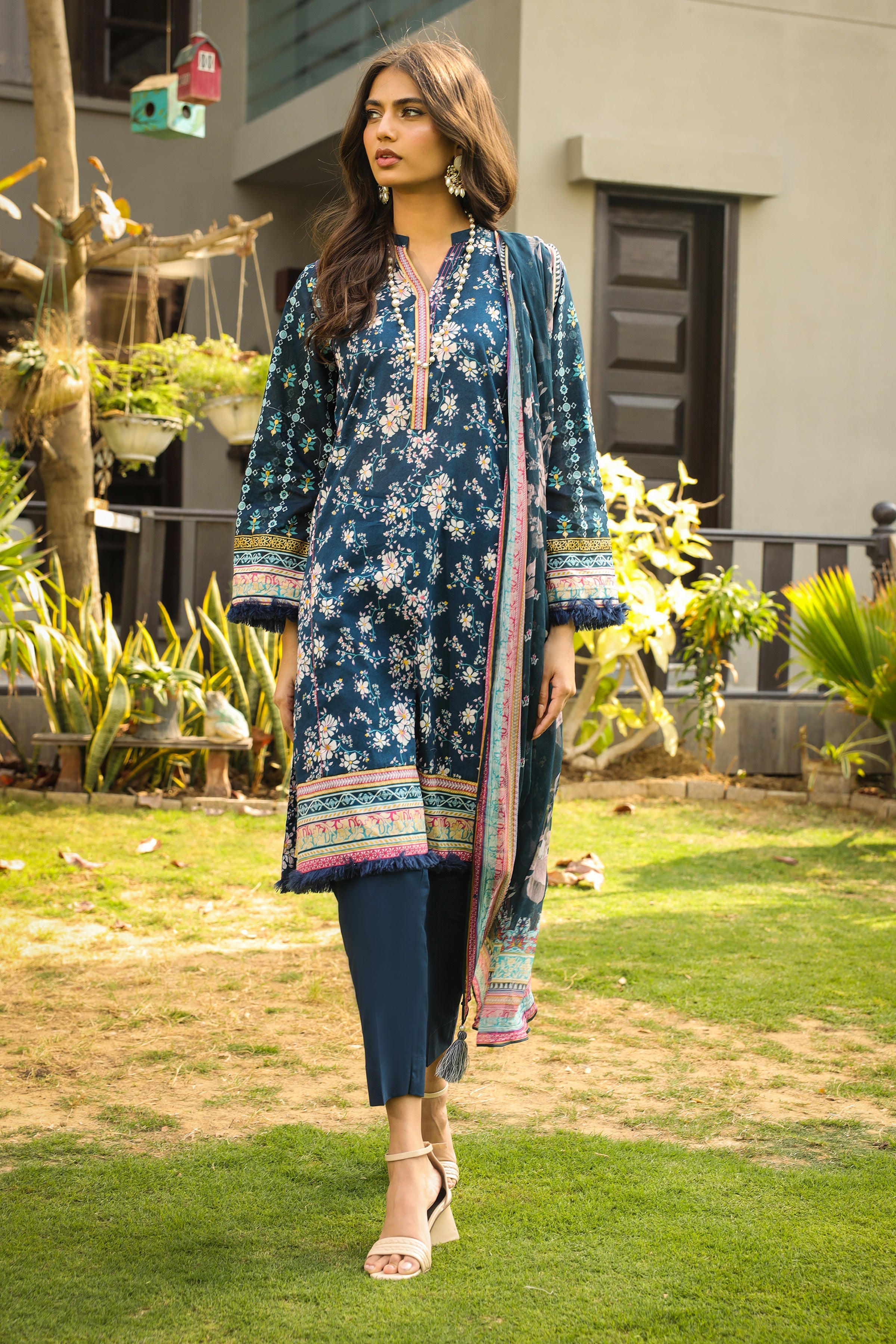 Lakhany Komal Print Lawn`24 IZ#88-B