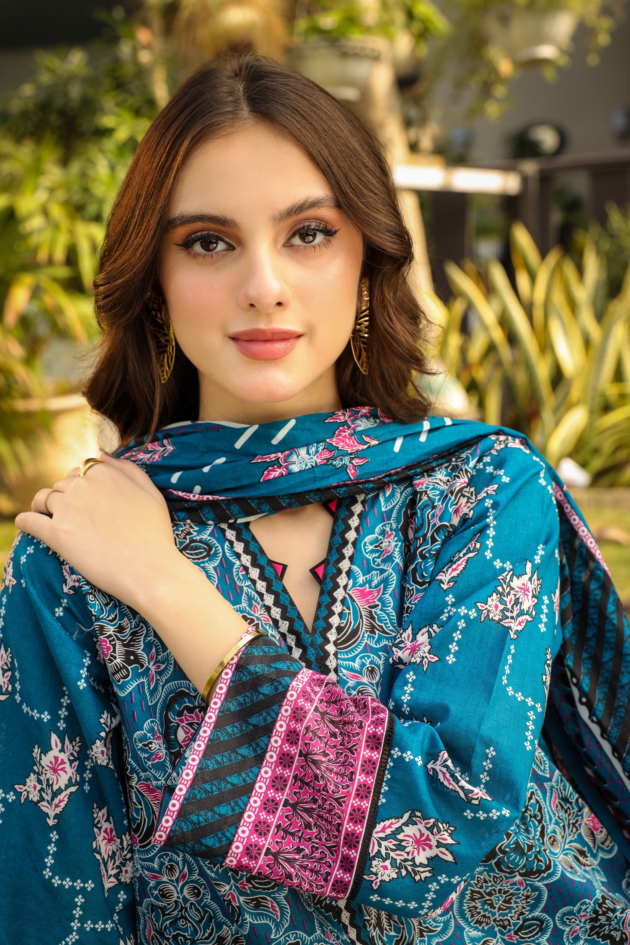 Lakhany Komal Print Lawn`24 MM#12-B