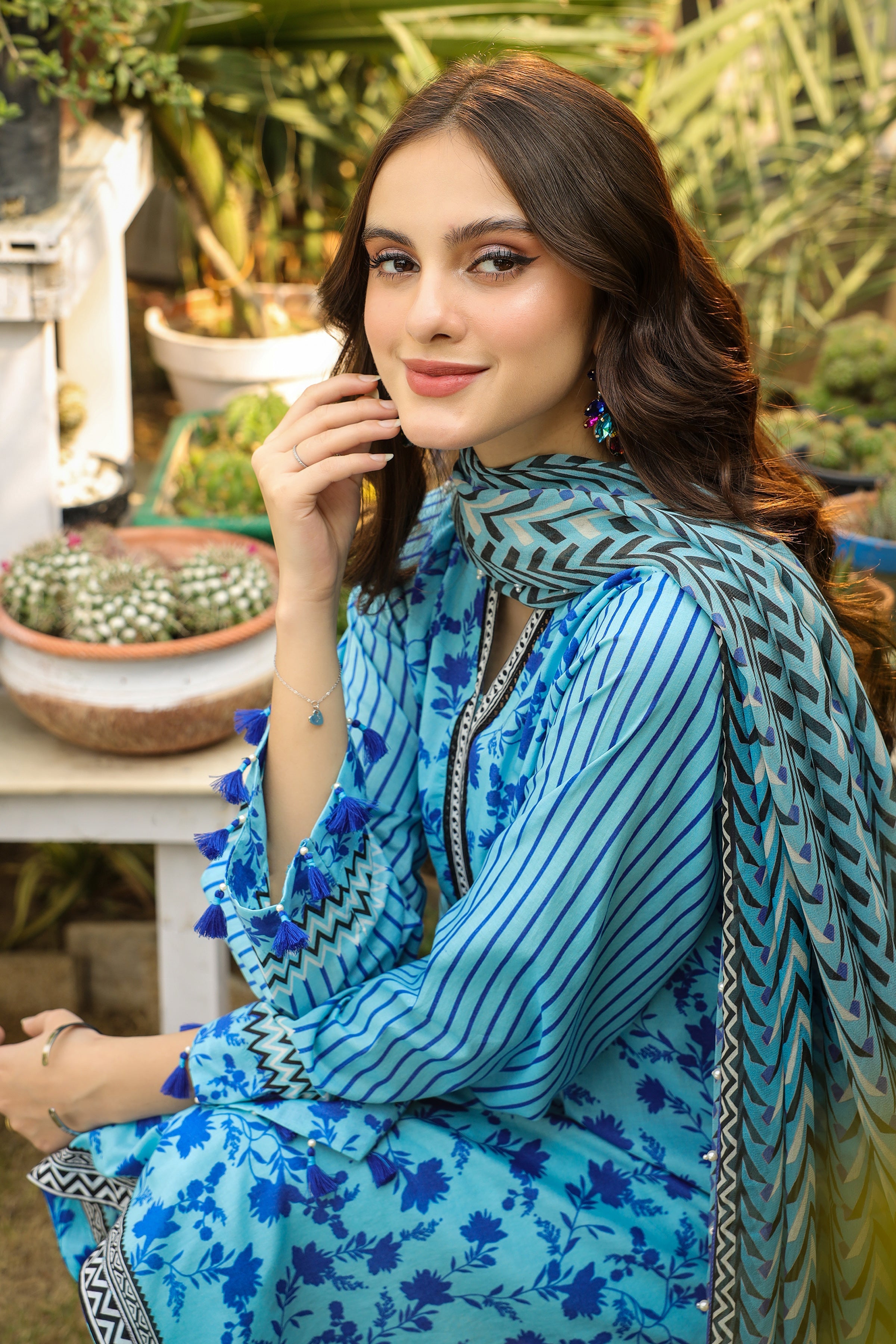 Lakhany Komal Print Lawn`24 SR#147-B