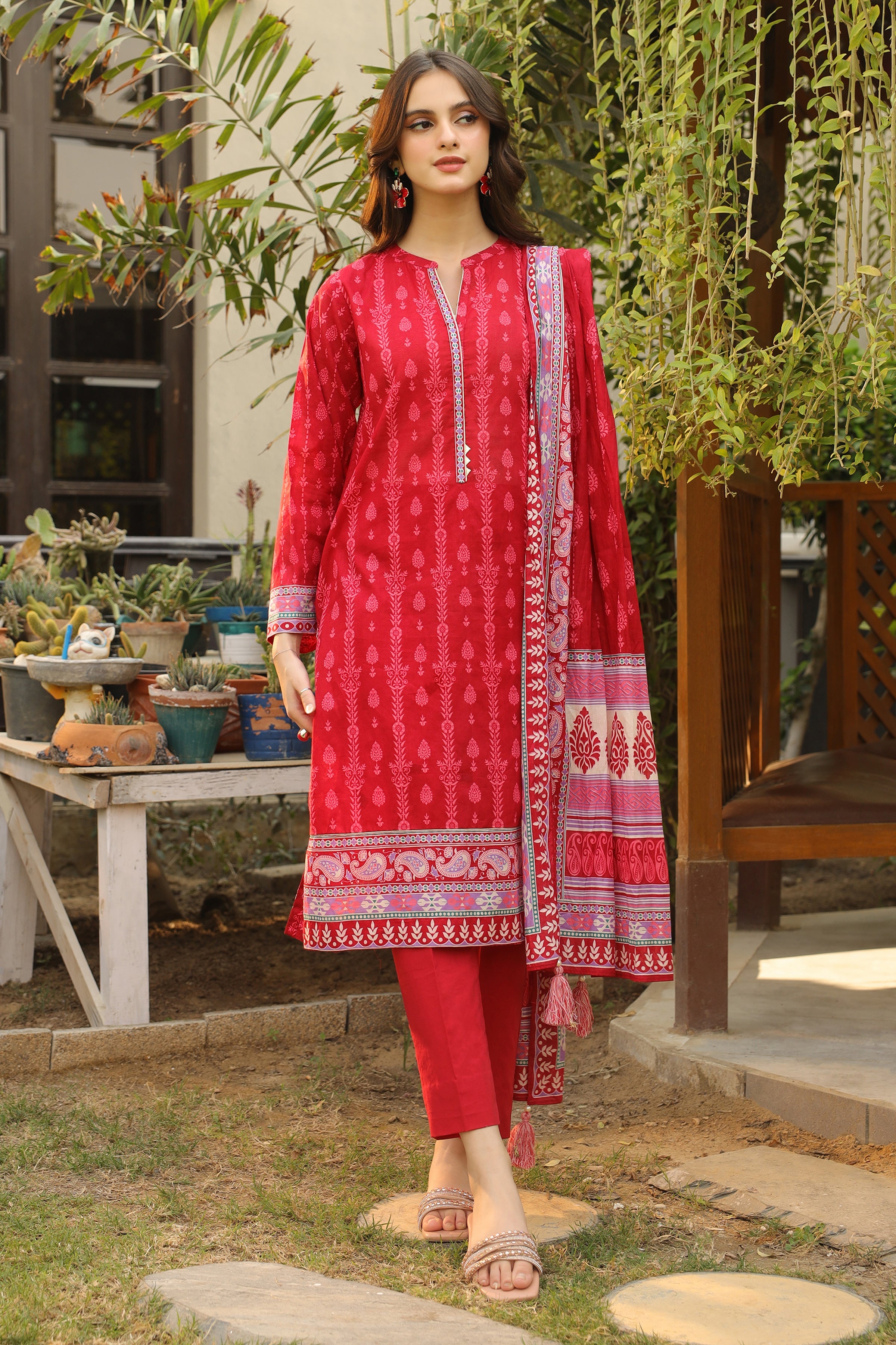 Lakhany Komal Print Lawn`24 IZ#103-A