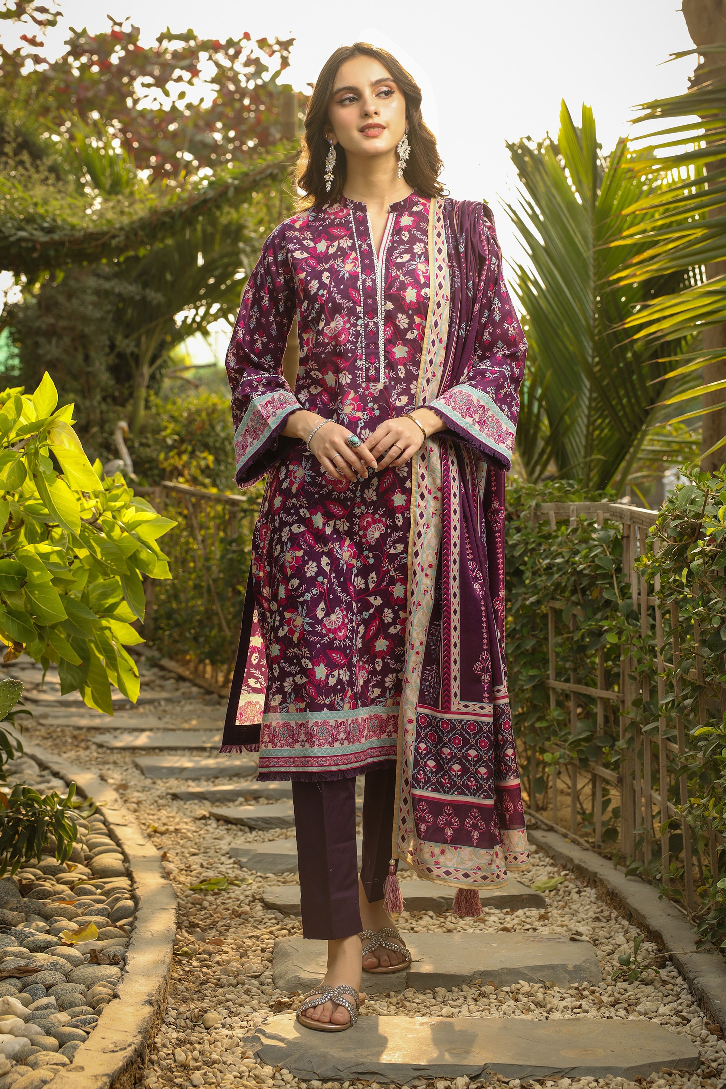 Lakhany Komal Print Lawn`24 RL#33-B