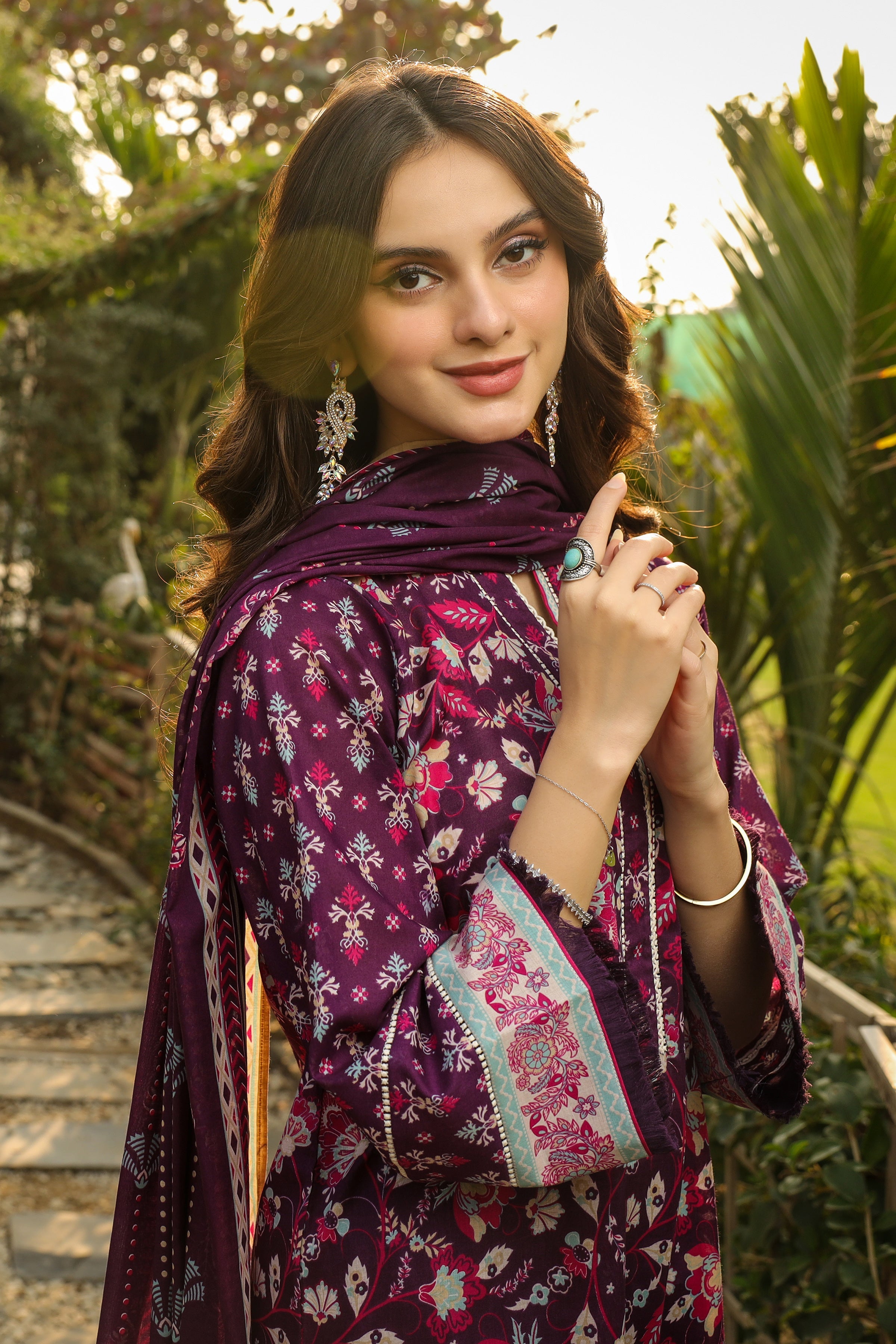 Lakhany Komal Print Lawn`24 RL#33-B