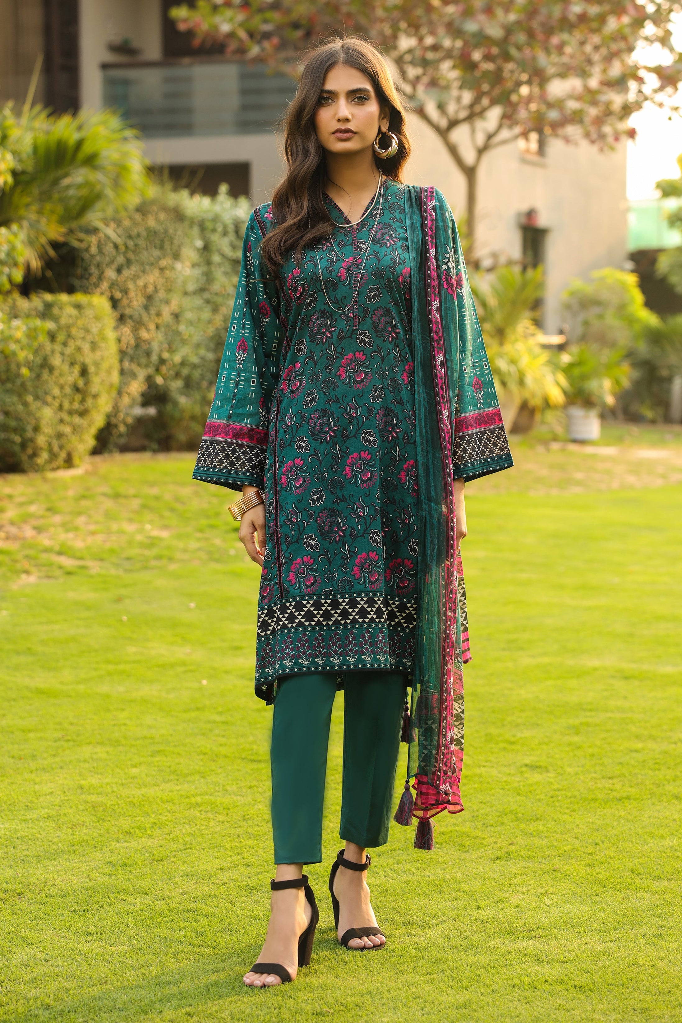 Lakhany Komal Print Lawn`24 AM#88-A