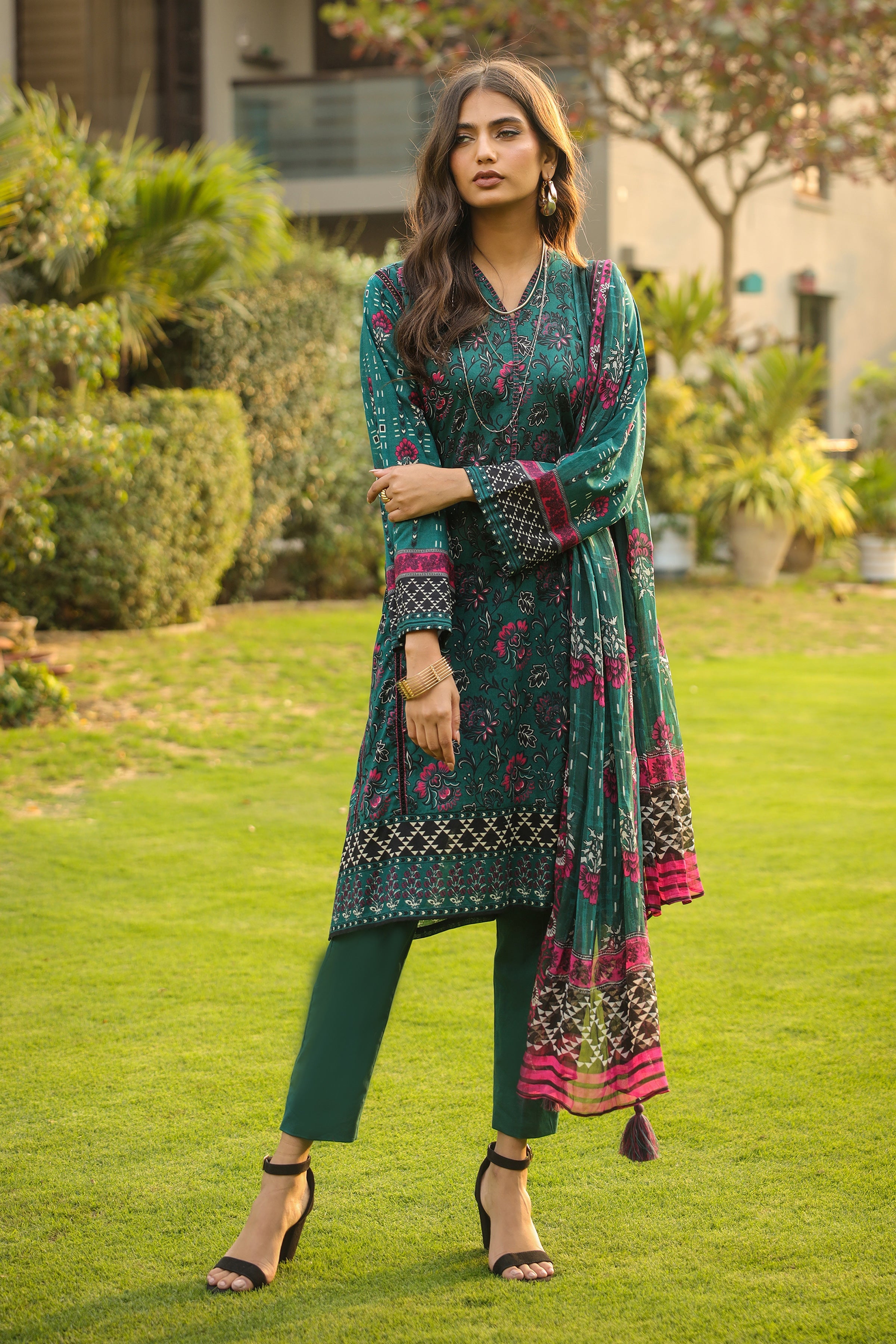 Lakhany Komal Print Lawn`24 AM#88-A