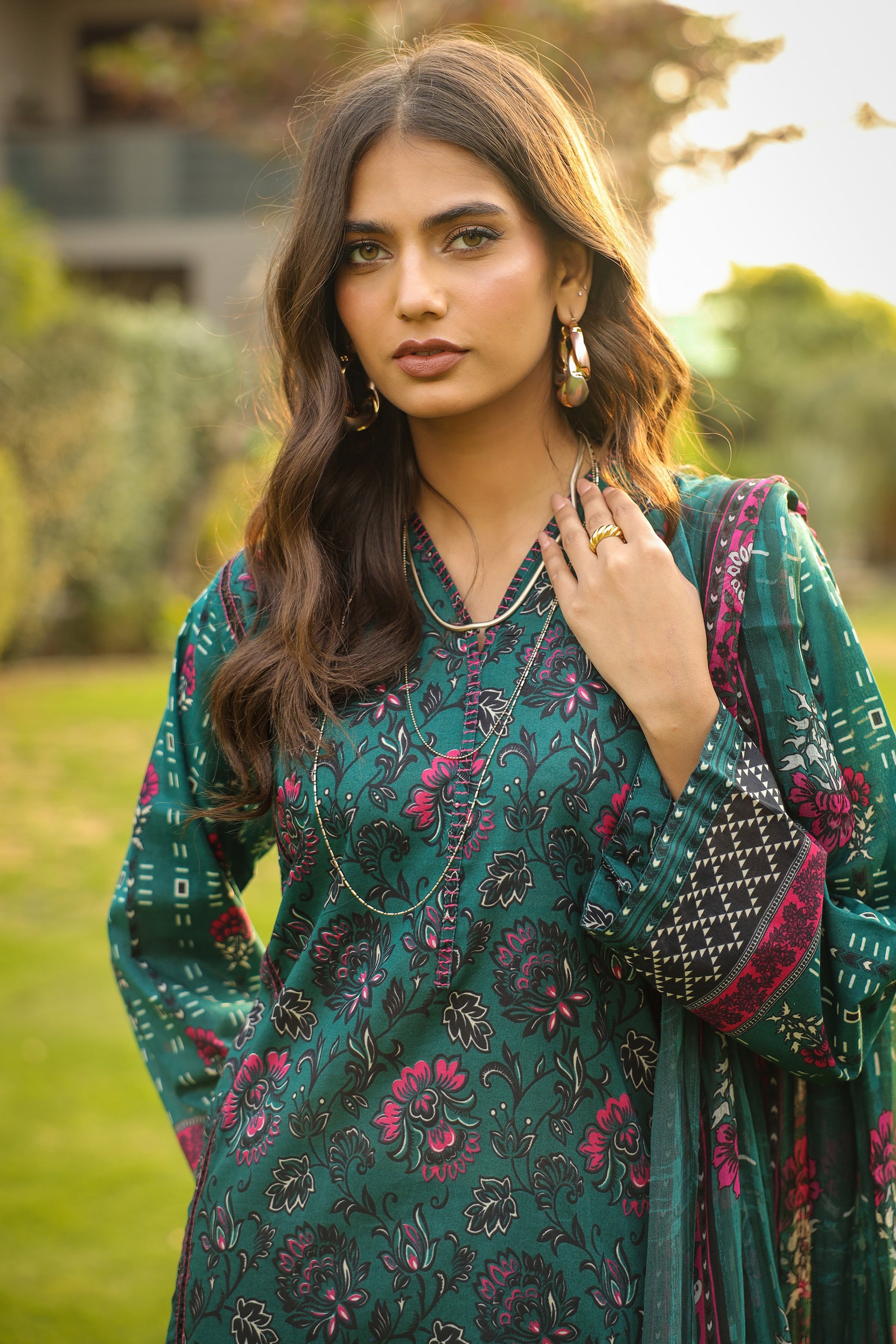Lakhany Komal Print Lawn`24 AM#88-A