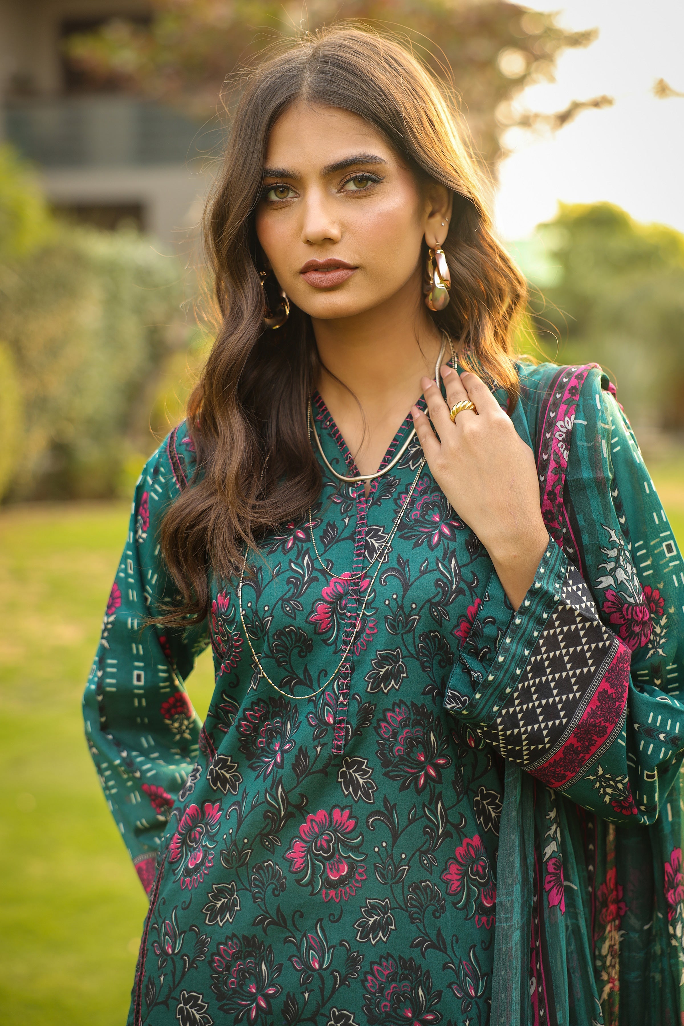 Lakhany Komal Print Lawn`24 AM#88-A