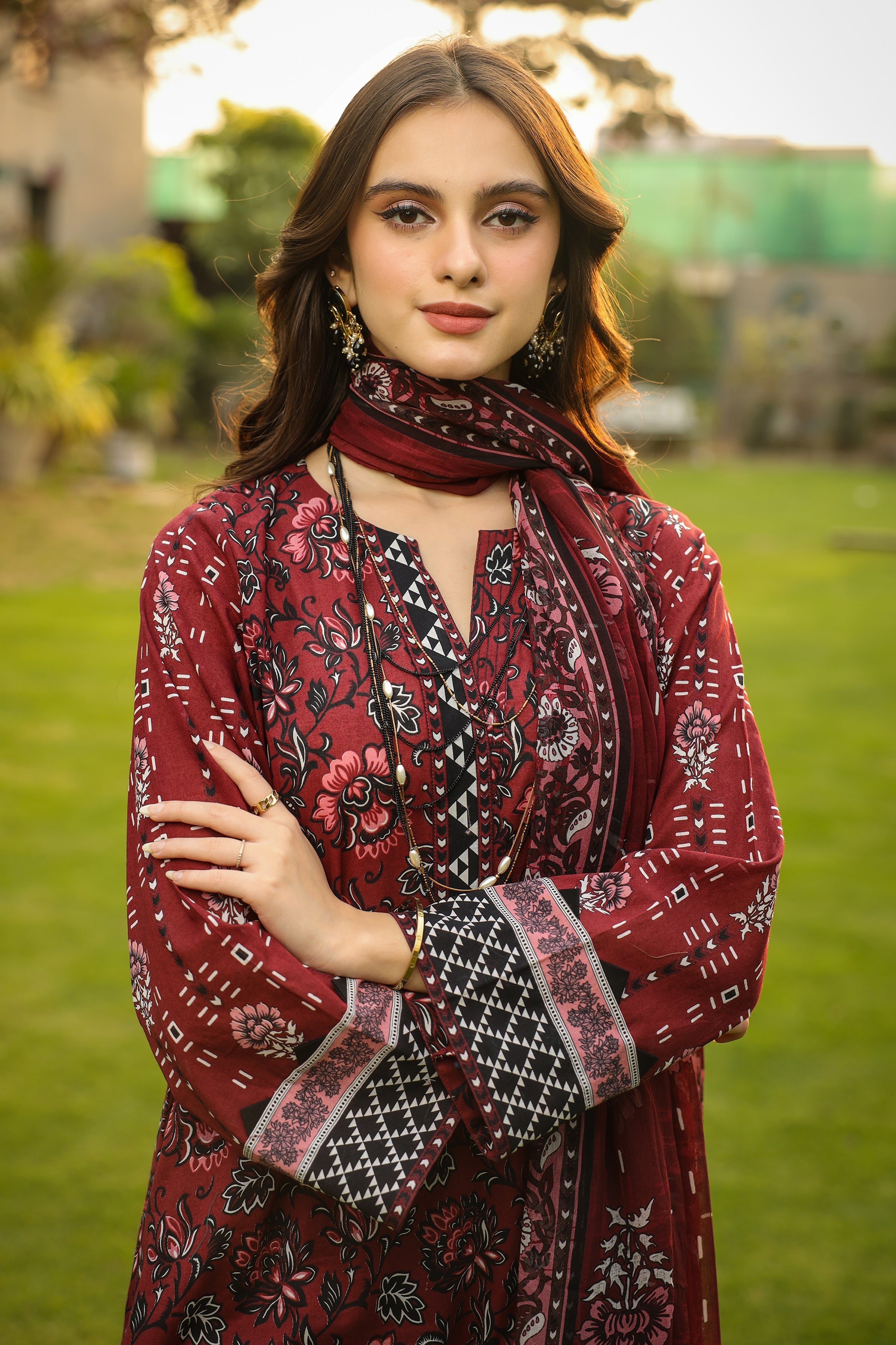 Lakhany Komal Print Lawn`24 AM#88-B