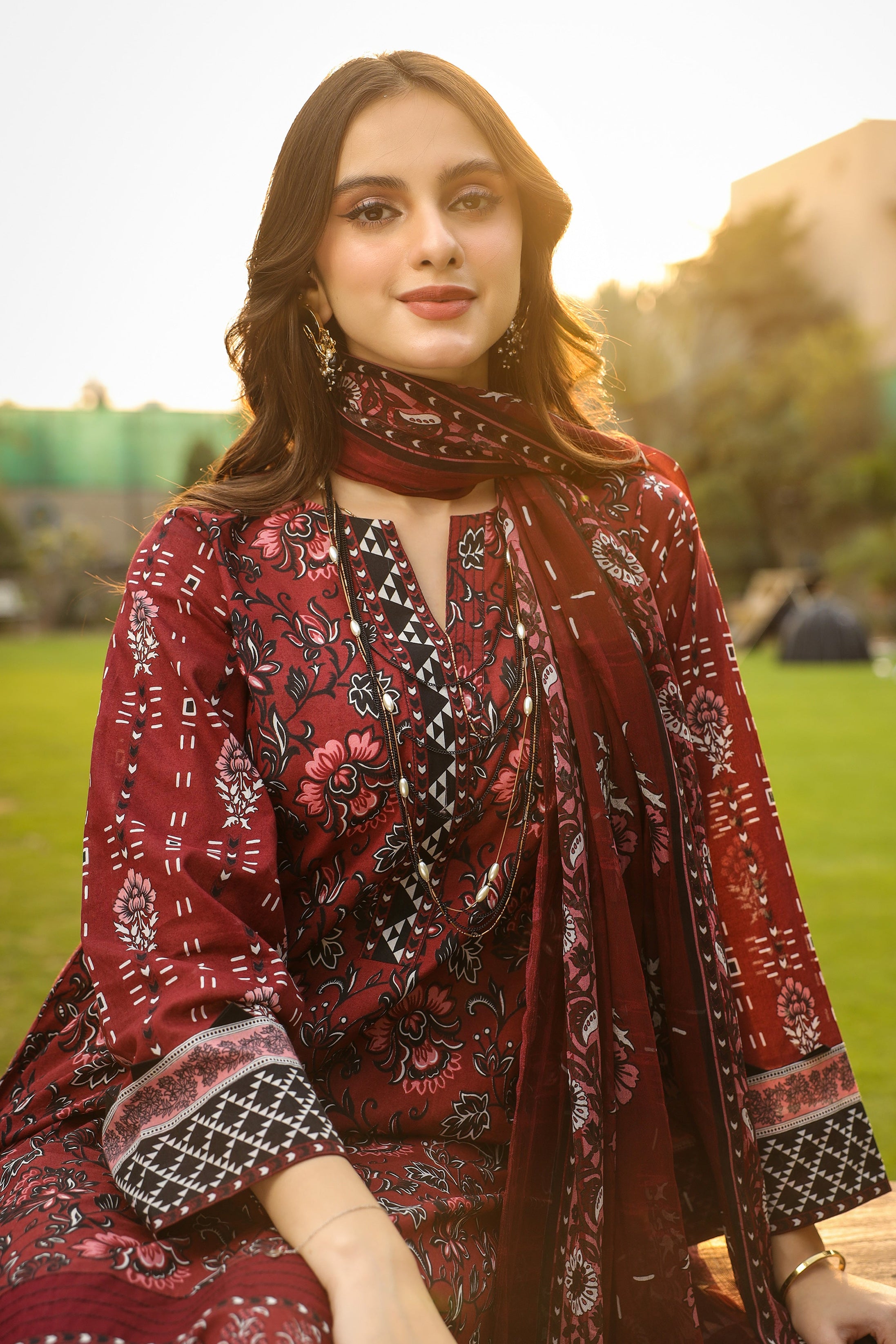 Lakhany Komal Print Lawn`24 AM#88-B
