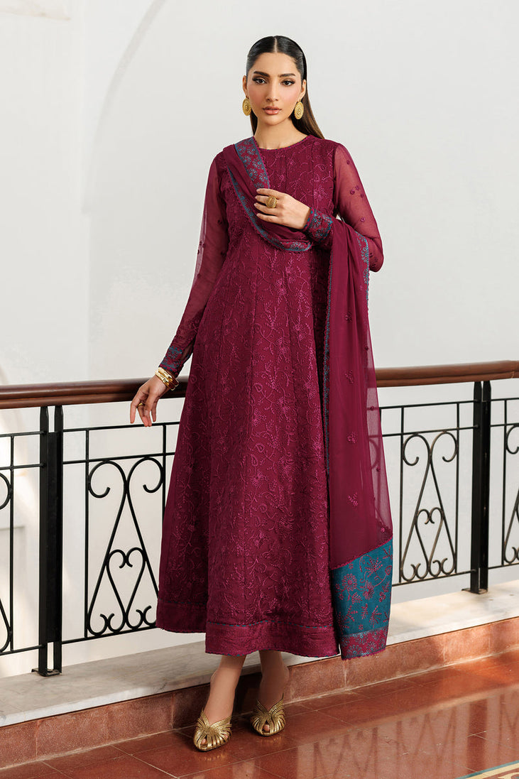 Zarif Nourah Emb Organza`26 D#04 MAHAL