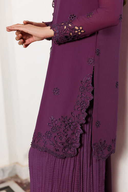 Zarif Nourah Emb Organza`26 D#08 WADHAI