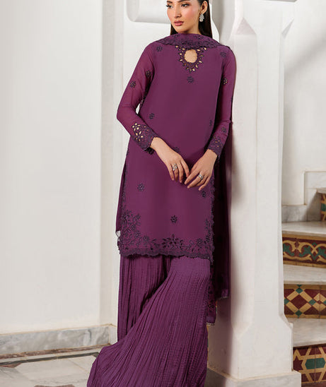 Zarif Nourah Emb Organza`26 D#08 WADHAI