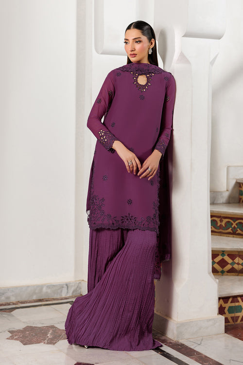 Zarif Nourah Emb Organza`26 D#08 WADHAI
