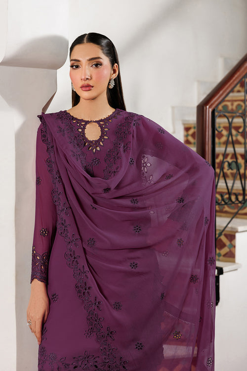 Zarif Nourah Emb Organza`26 D#08 WADHAI