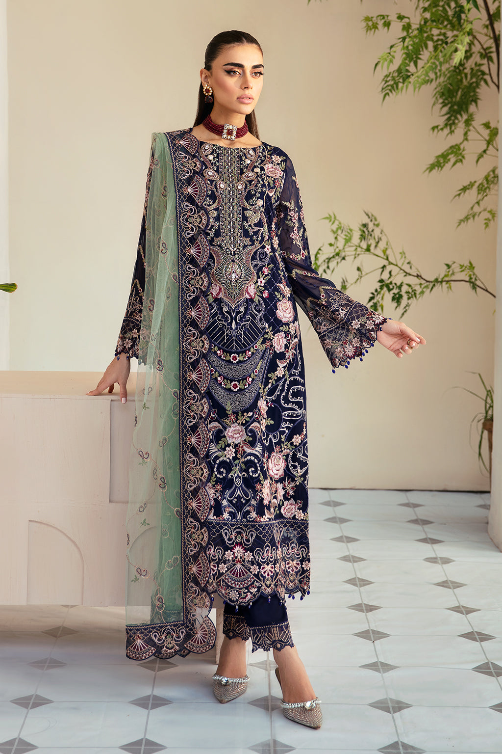 Ramsha Dastoor Chiffon`25 Vol-1 P#110