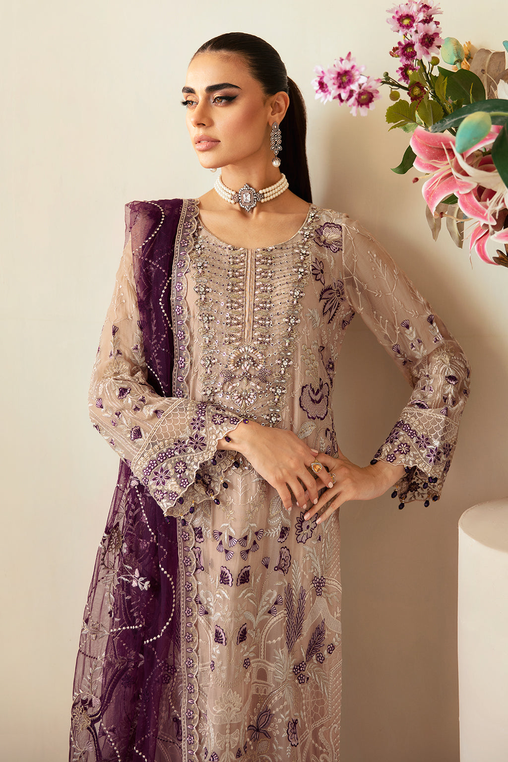 Ramsha Dastoor Chiffon`25 Vol-1 P#106
