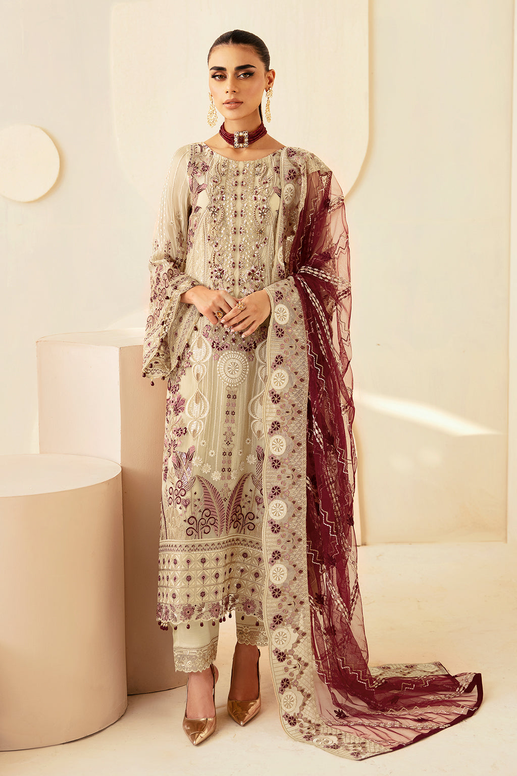Ramsha Dastoor Chiffon`25 Vol-1 P#103