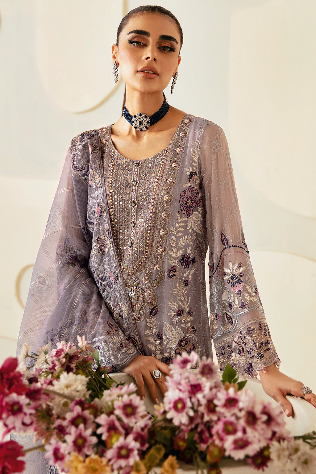 Ramsha Dastoor Chiffon`25 Vol-1 P#108