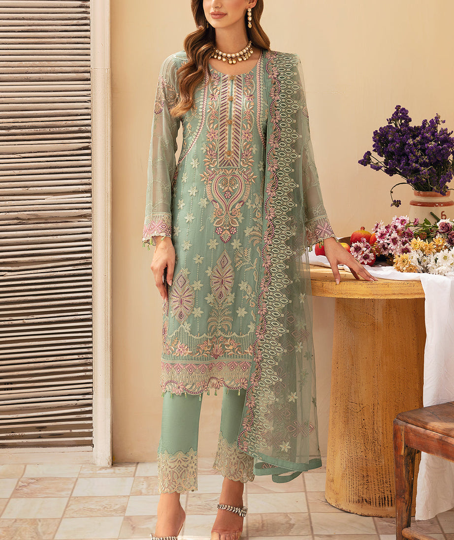 Ramsha Chevron L-Chiffon`24 Vol-9 A#901